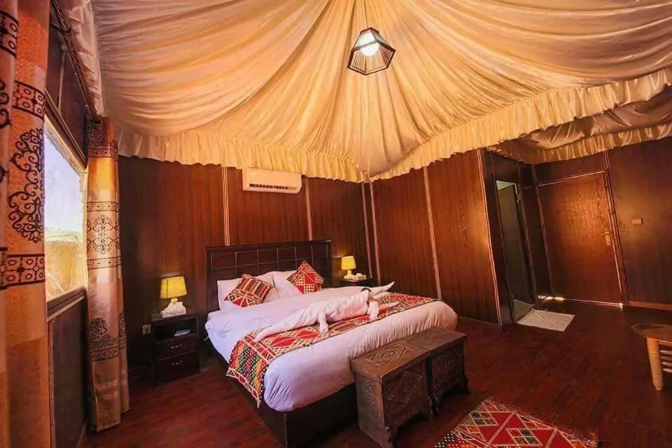 Bed in Mazayen Rum Camp