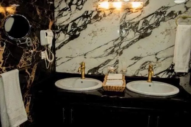 Bathroom in Mazayen Rum Camp