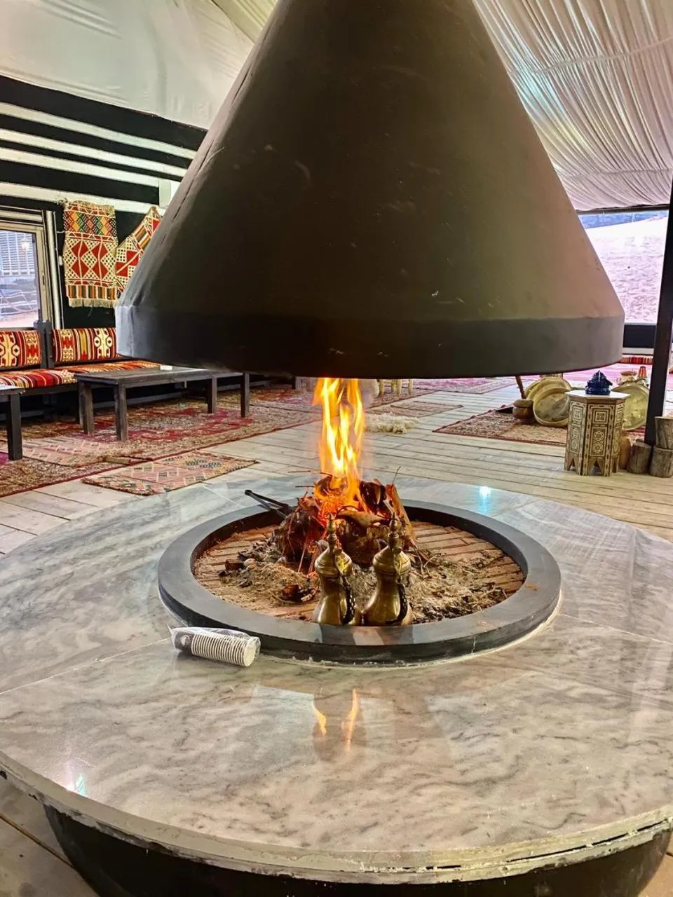 BBQ facilities in Mazayen Rum Camp