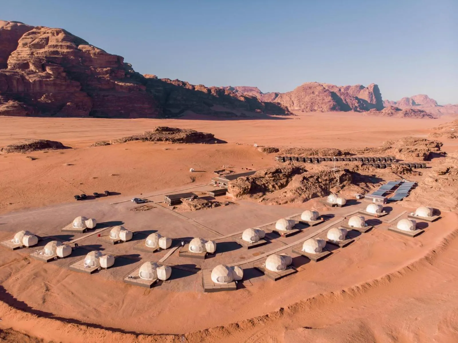 Bird's eye view in Mazayen Rum Camp