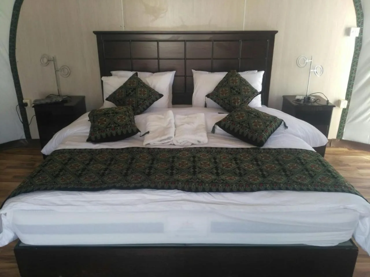 Bed in Mazayen Rum Camp