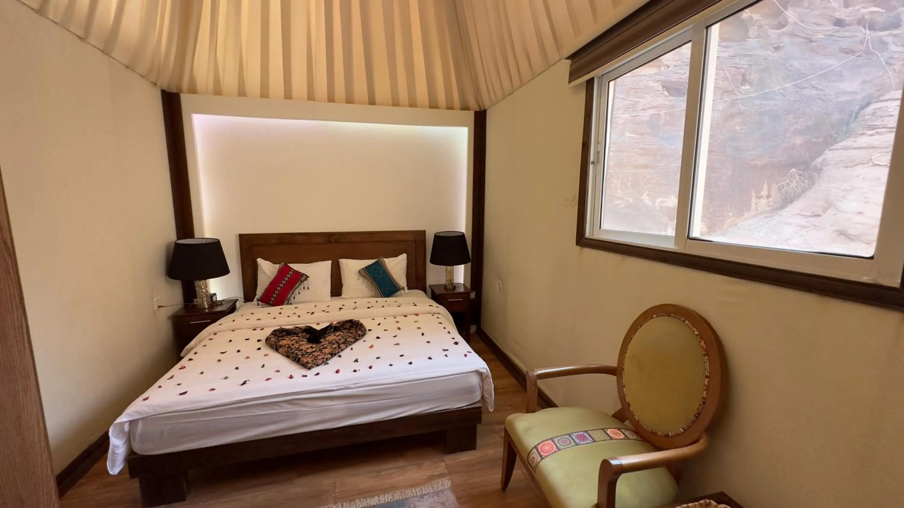 Bed in Mazayen Rum Camp