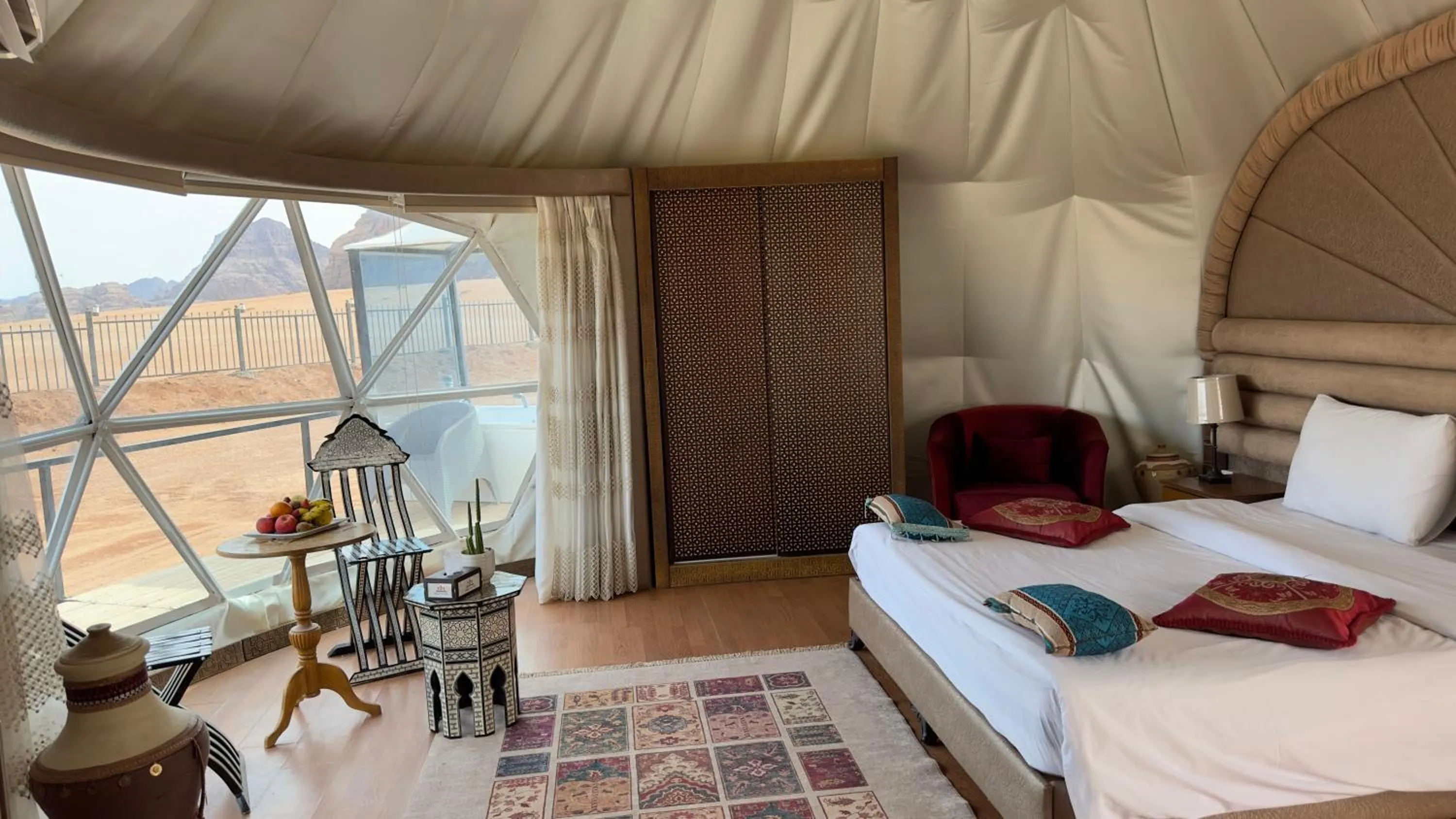 Bed in Mazayen Rum Camp