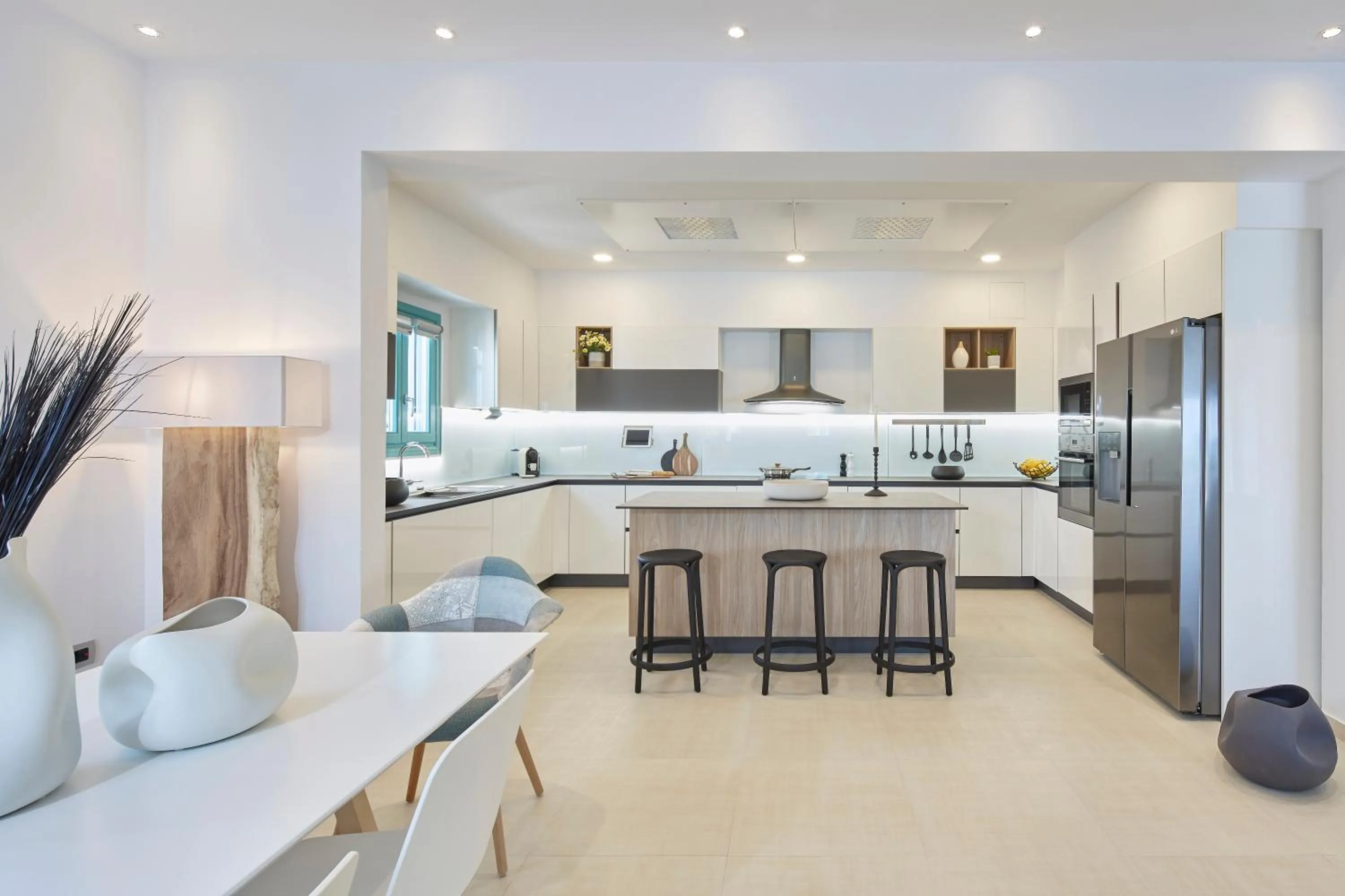 Time of day in Almyriki Beach Villa