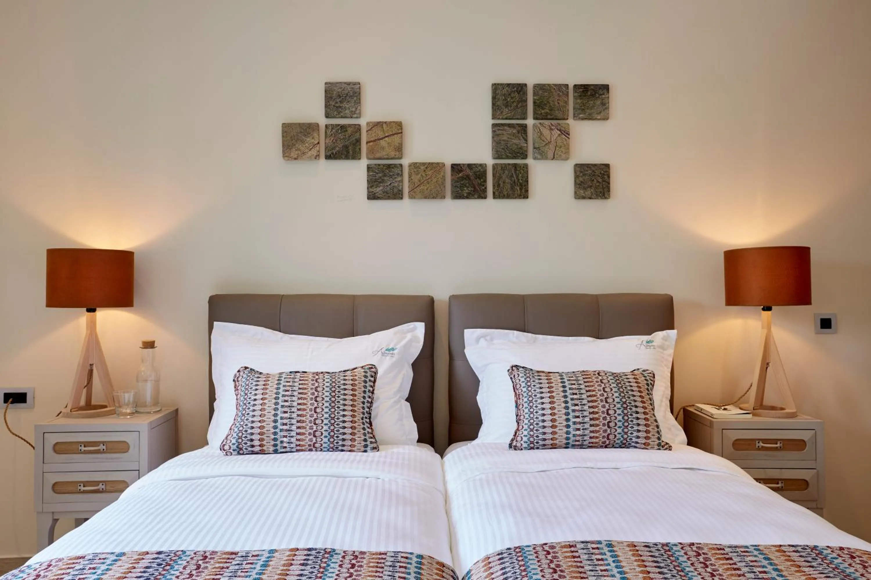 Time of day, Bed in Almyriki Beach Villa