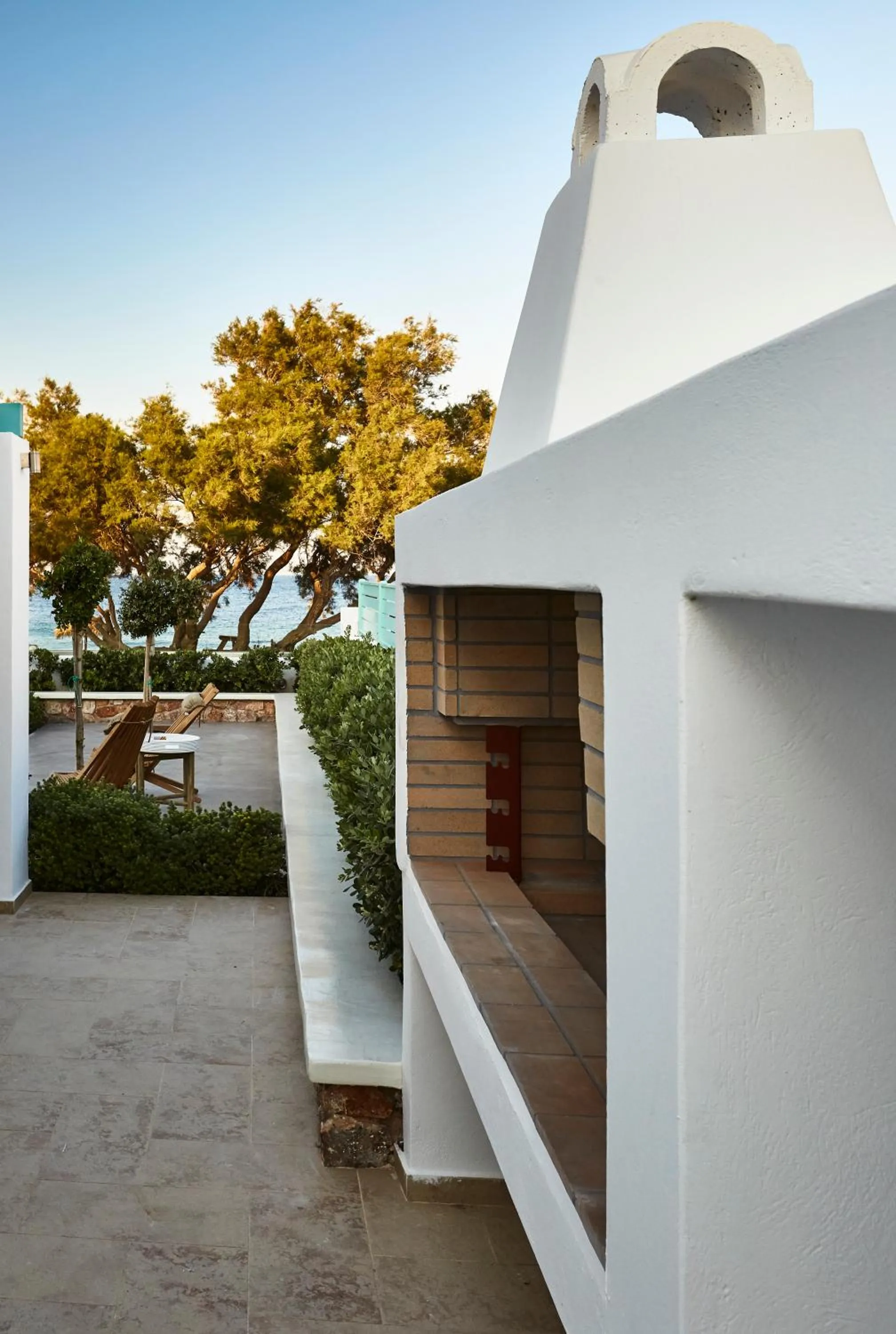 Time of day in Almyriki Beach Villa