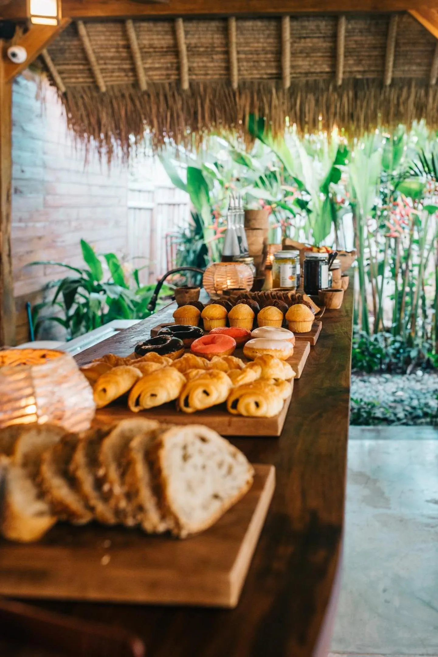 Buffet breakfast in Green Escape Eco Resort