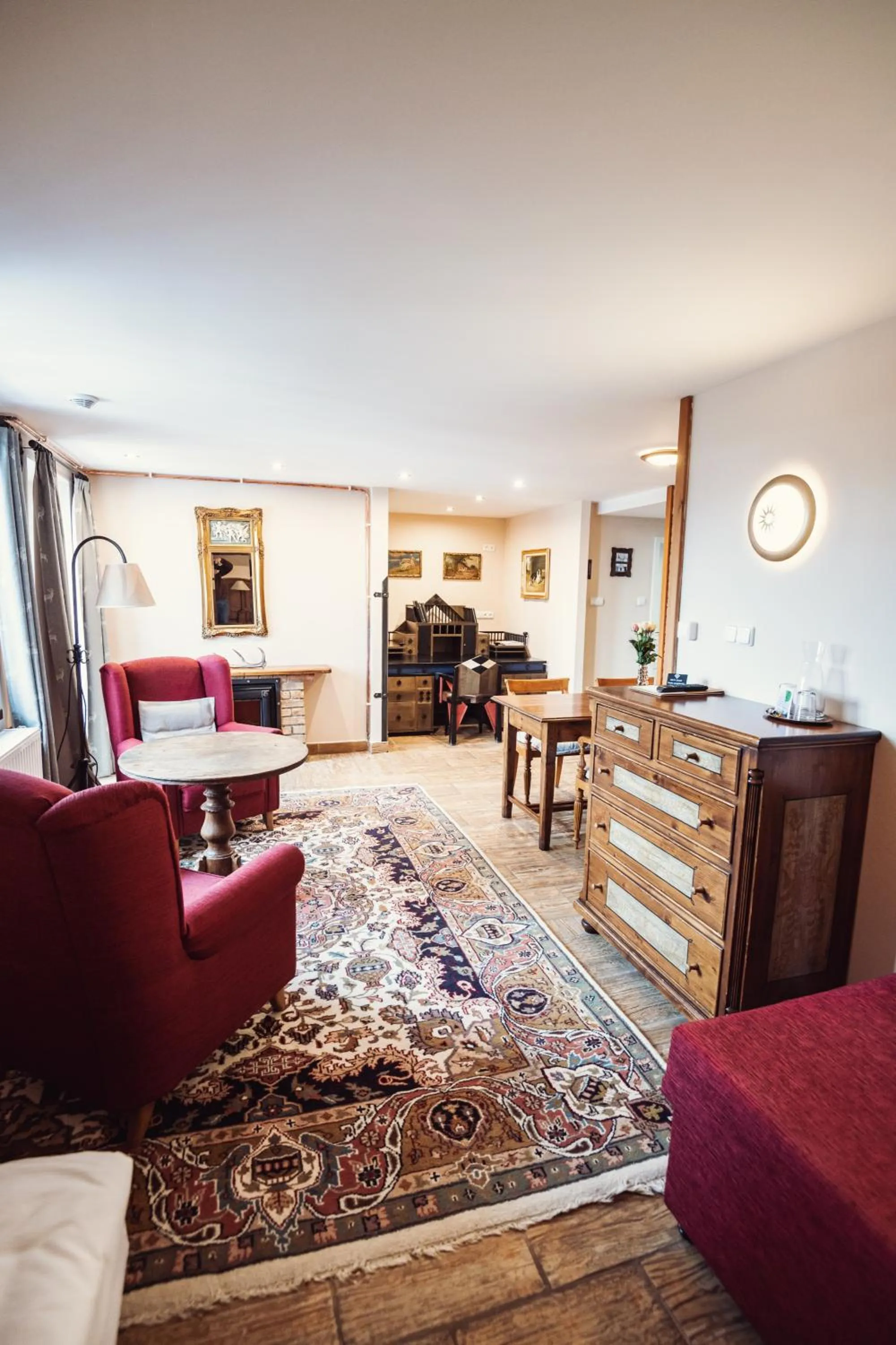 Living room in Šumava Inn