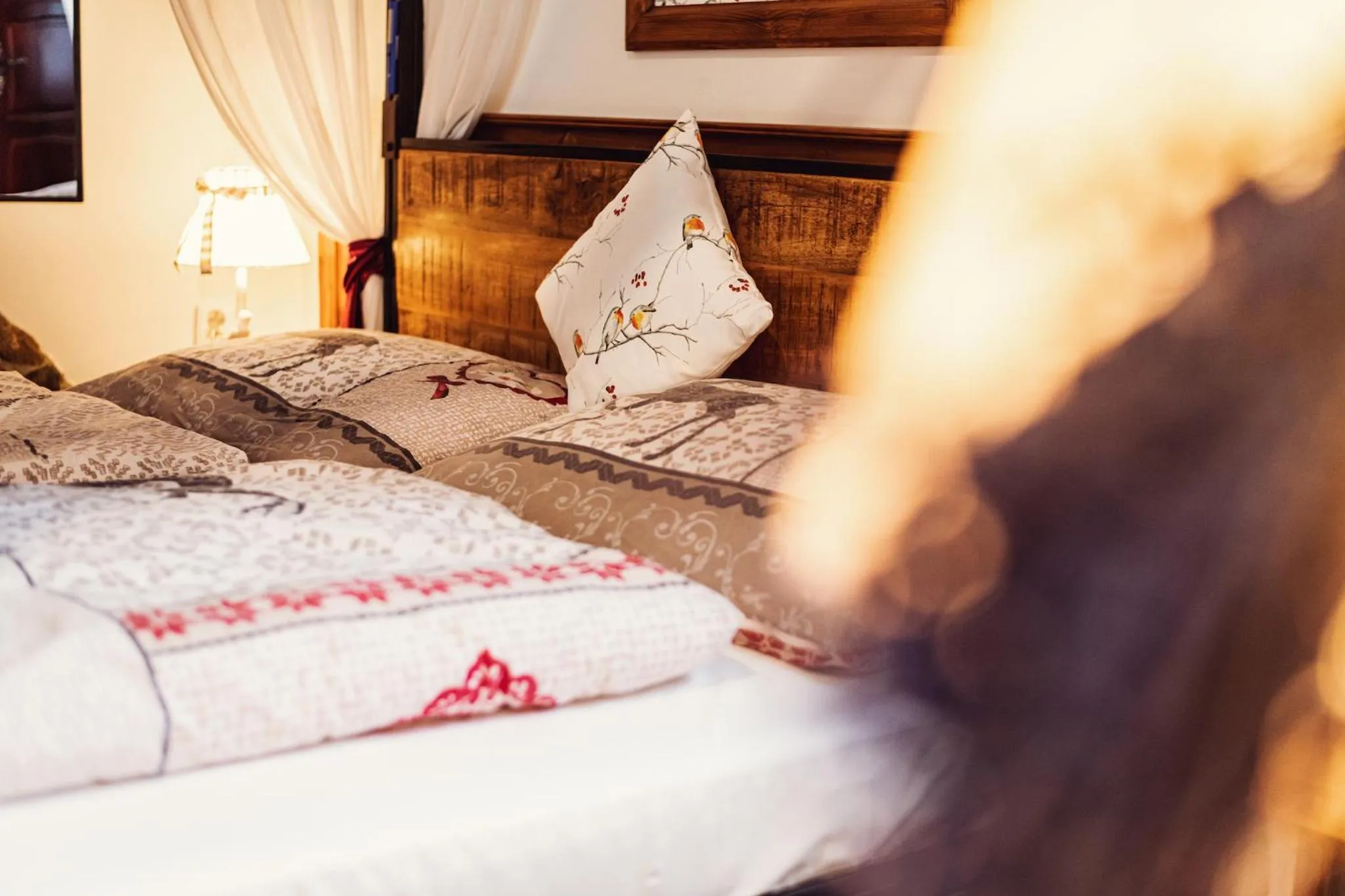 Bed in Šumava Inn