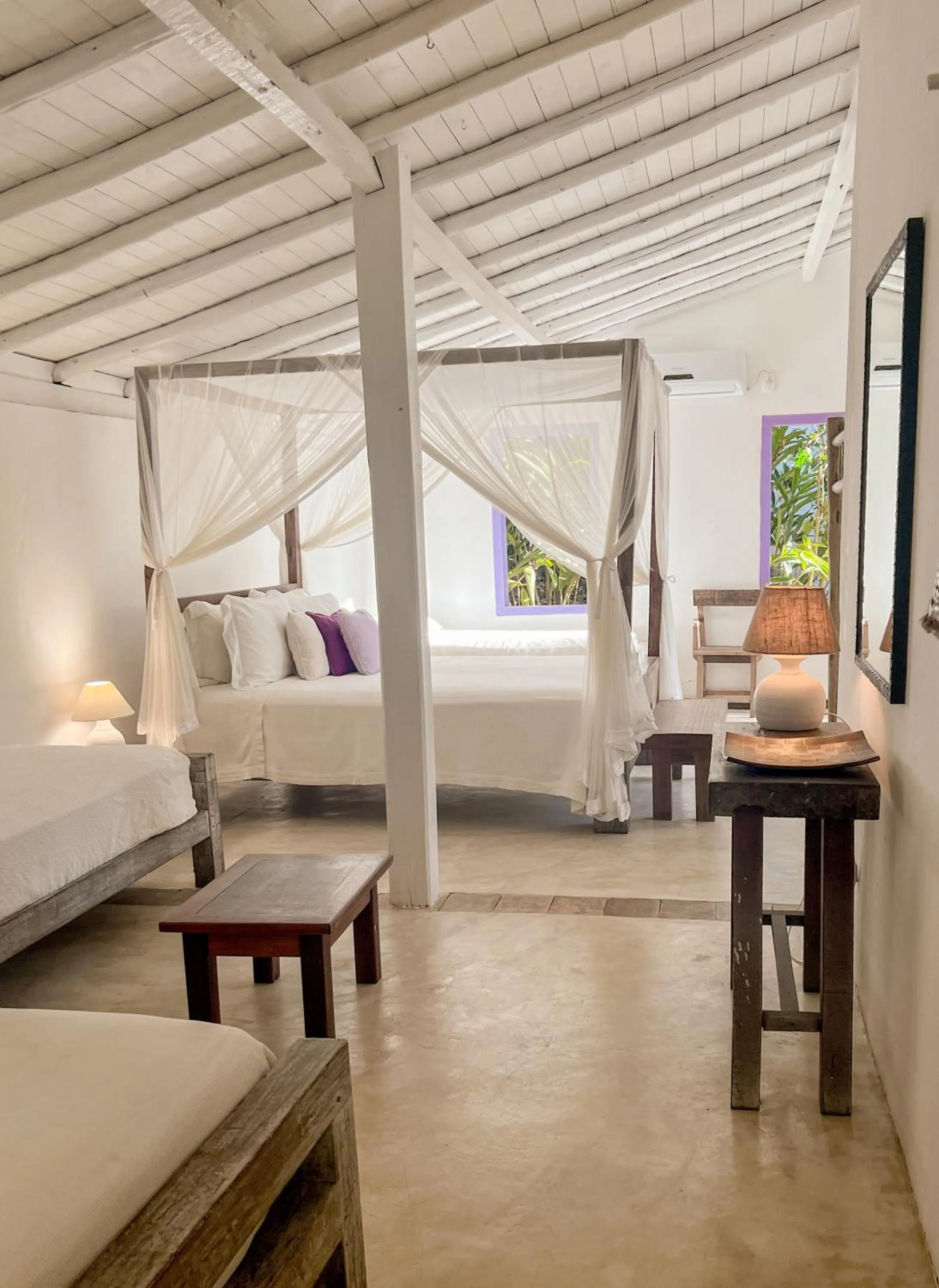 Bed in Pousada Lagoa