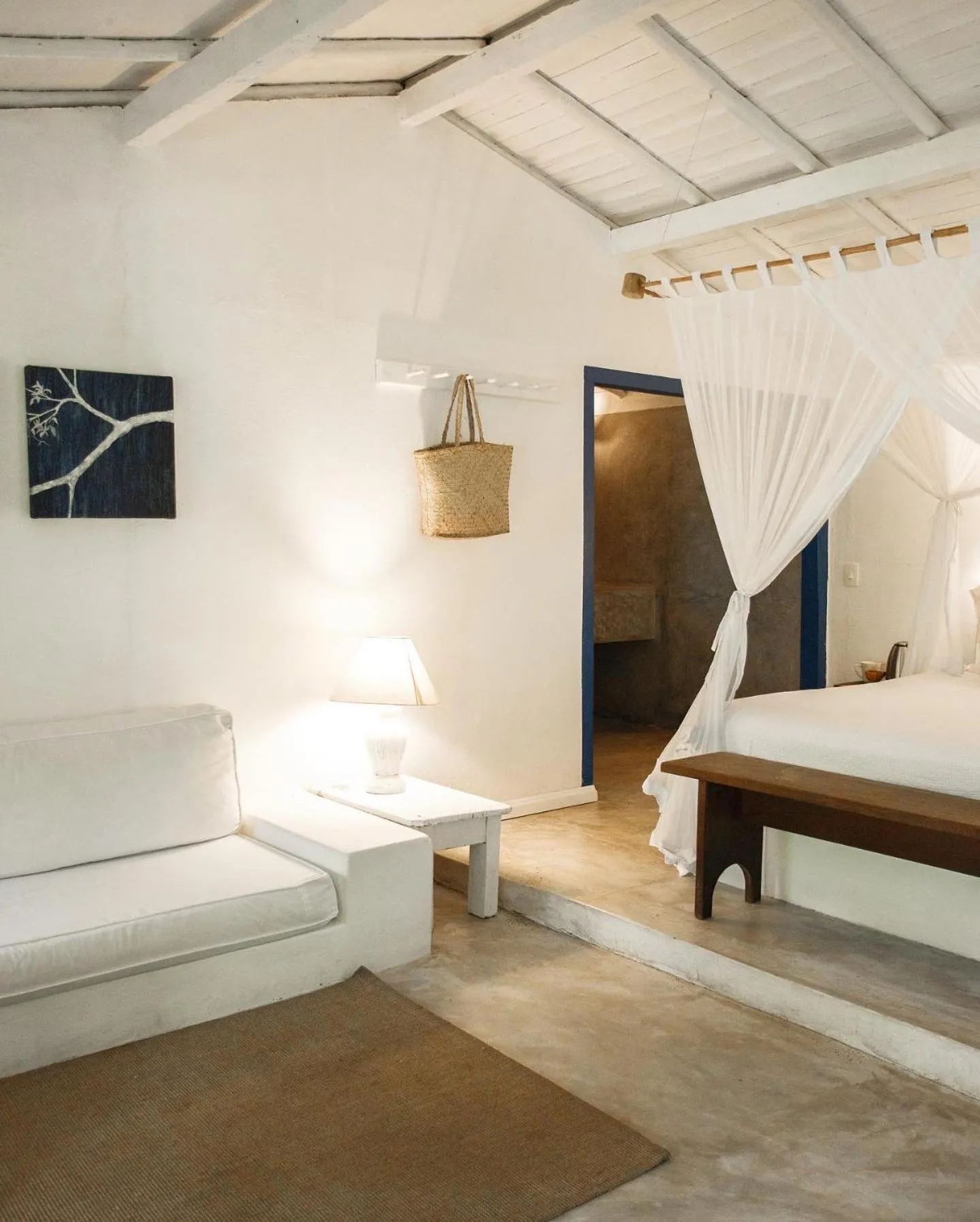 Bed in Pousada Lagoa