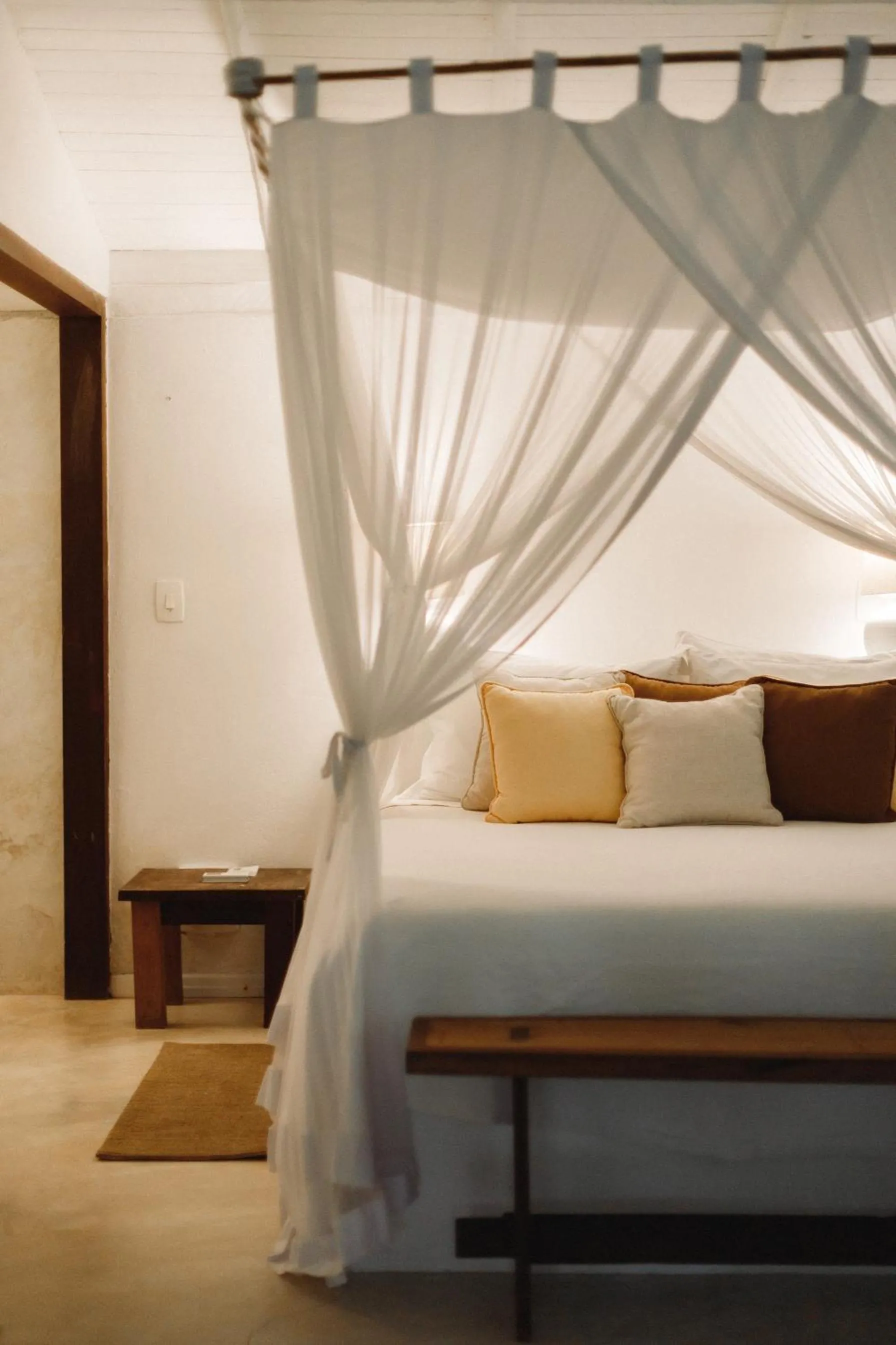 Bed in Pousada Lagoa