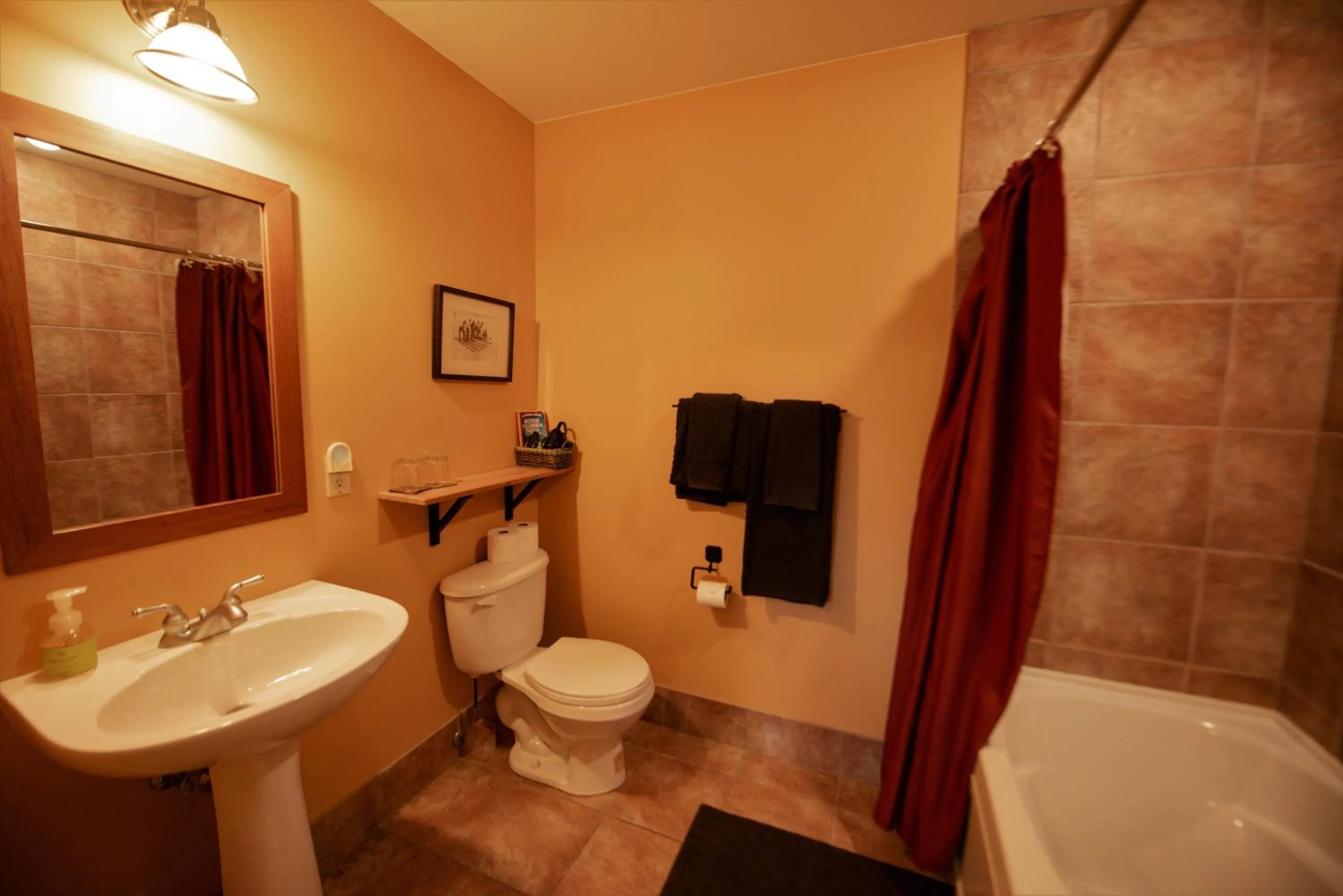 Shower in Auberge Kicking Horse Guest House