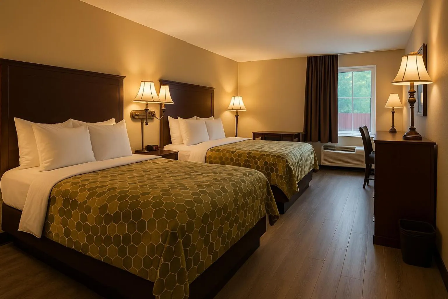 Bed in Econo Lodge Inn & Suites Fairview Heights St Louis