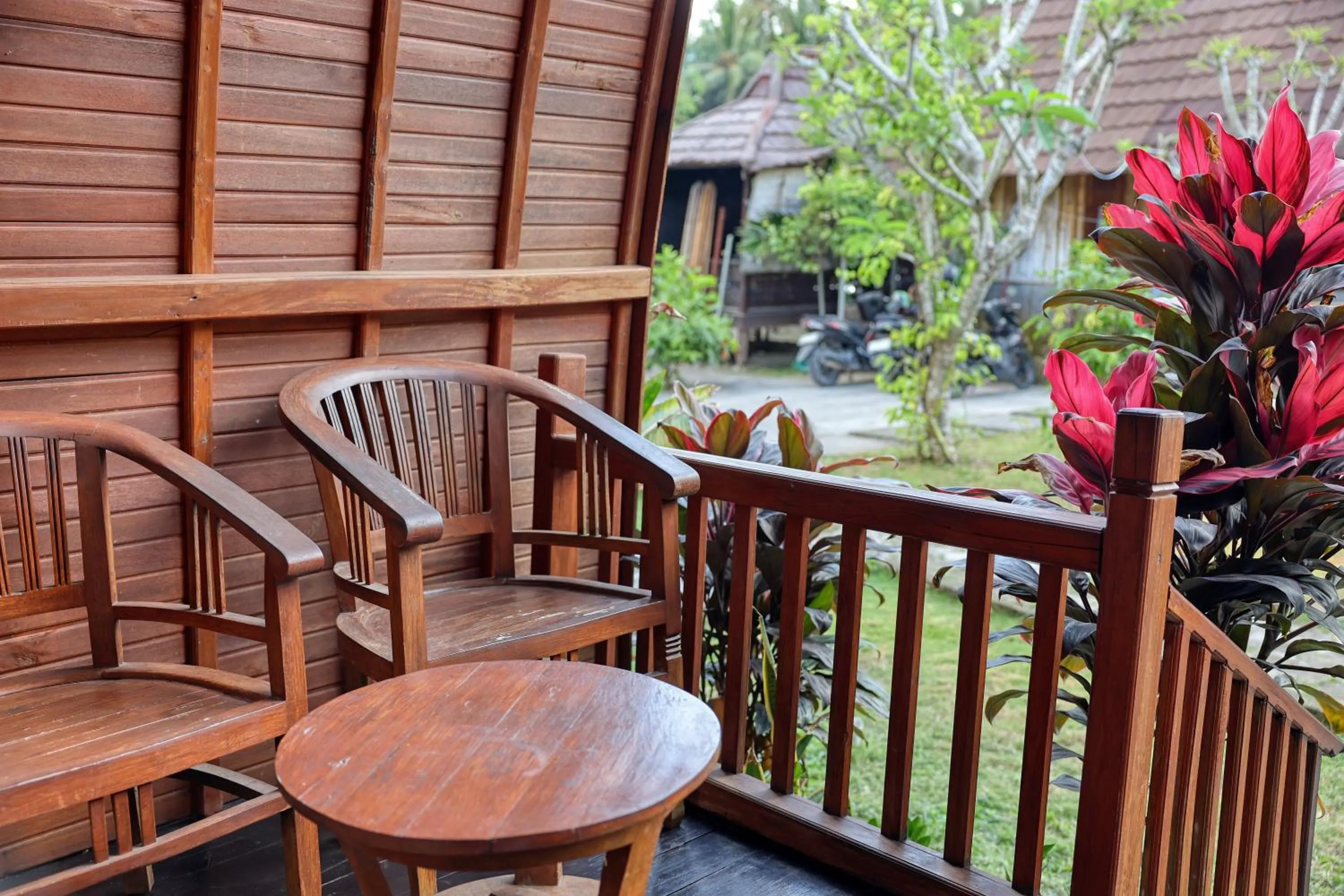 Balcony/Terrace in Adi Bungalow Nusa Penida