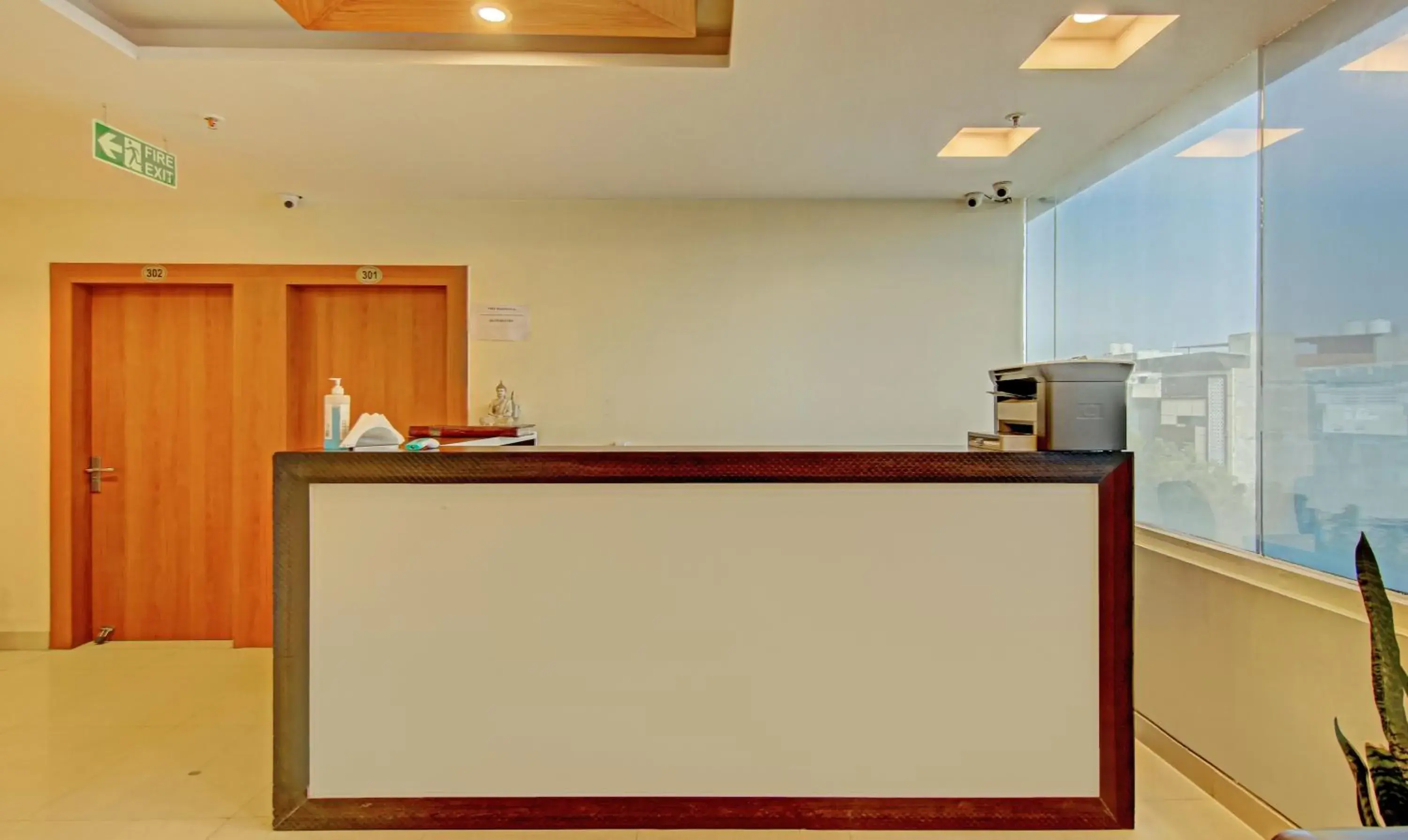 Lobby or reception in Treebo TMS Residency Lobby or reception in Treebo TMS Residency