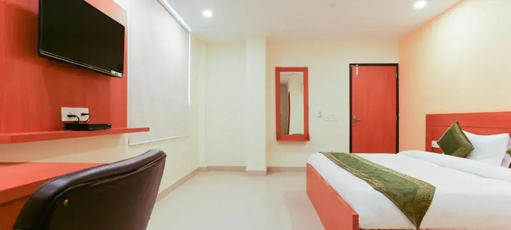 TV and multimedia, Bed in Hotel TMS Residency TV and multimedia, Bed in Hotel TMS Residency