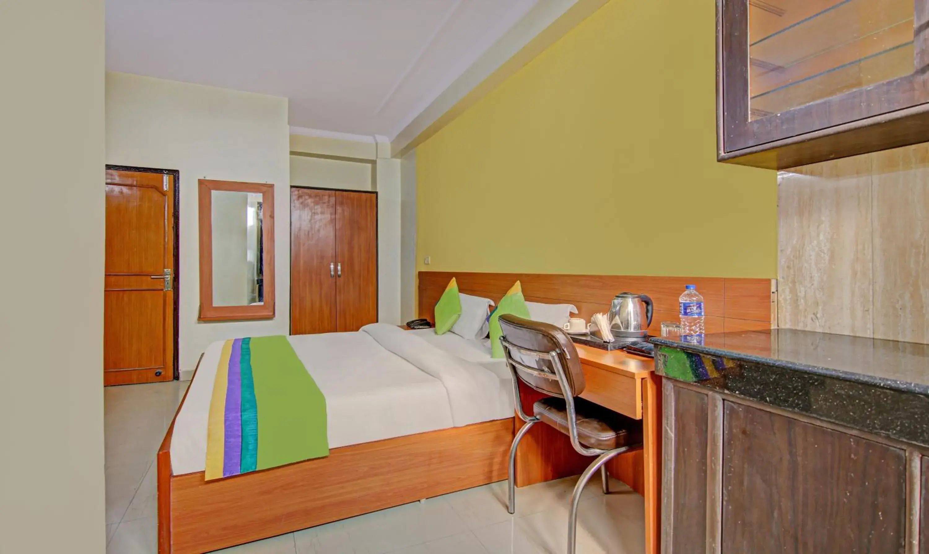 Bed in Treebo TMS Residency Bed in Treebo TMS Residency