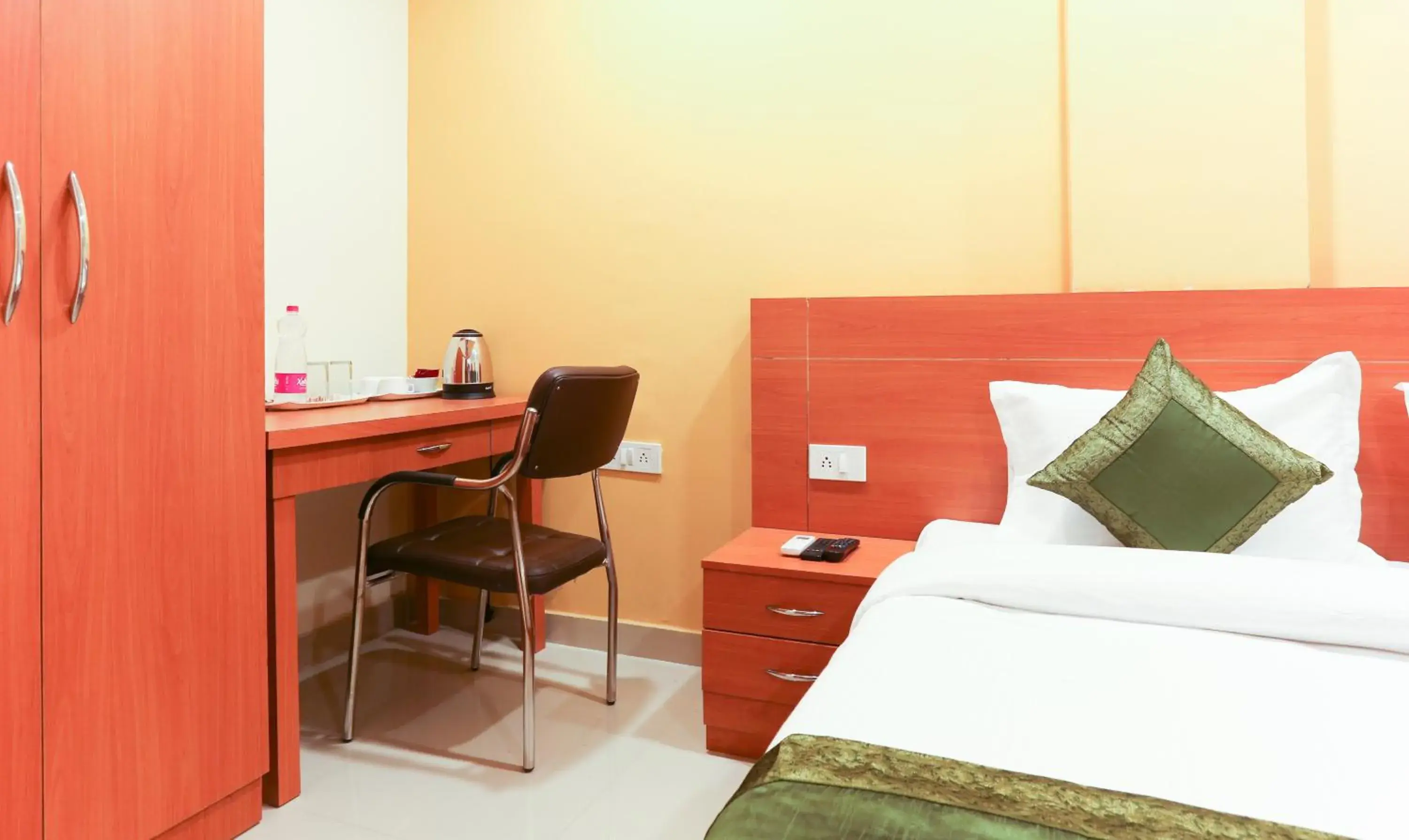 wardrobe, Bed in Hotel TMS Residency wardrobe, Bed in Hotel TMS Residency