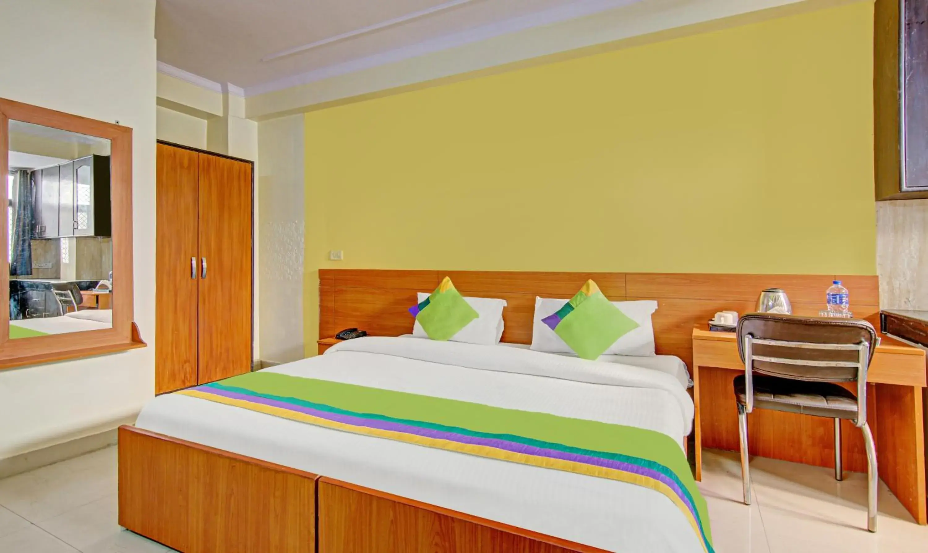 Bed in Treebo TMS Residency Bed in Treebo TMS Residency