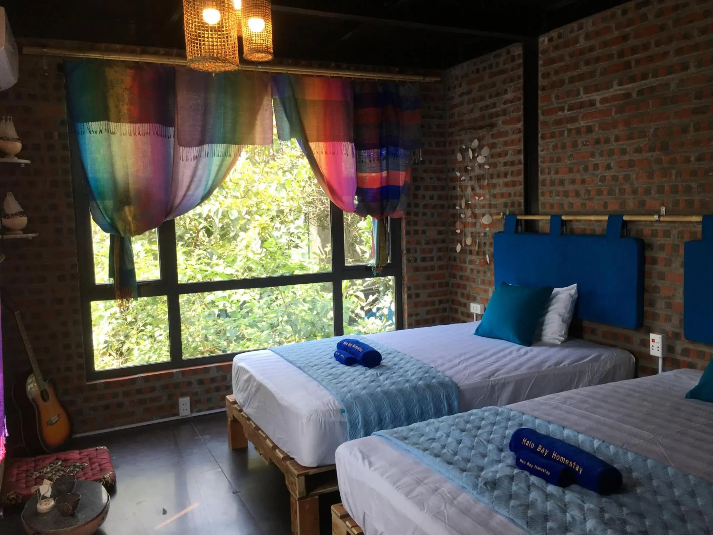 Twin Room with Garden View in Halo Bay Homestay Twin Room with Garden View in Halo Bay Homestay