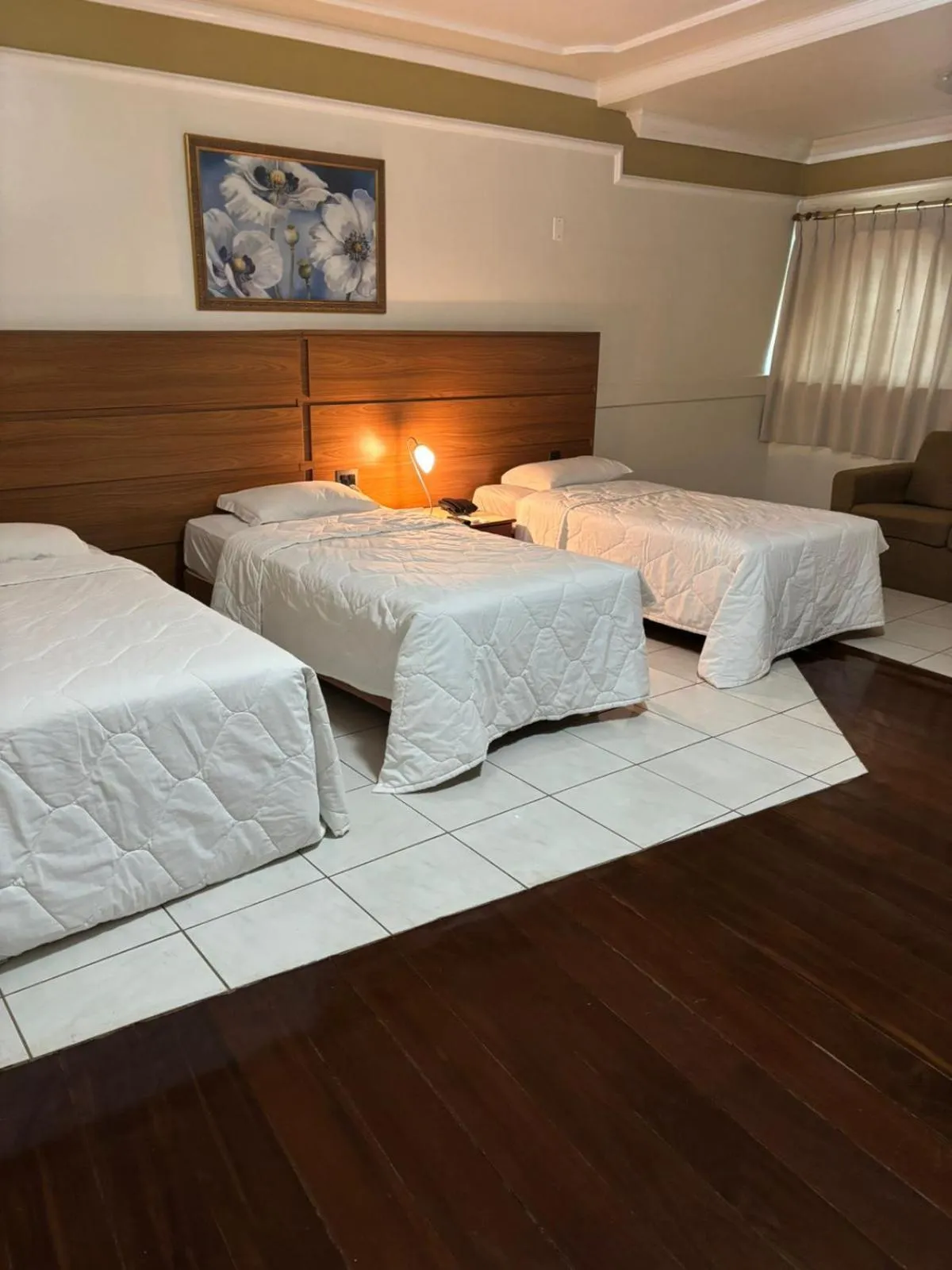 Bed in Tamareiras Park Hotel