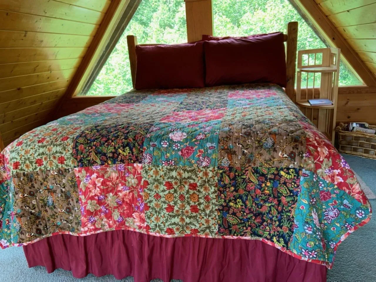 Bed in Alaska Adventure Cabins