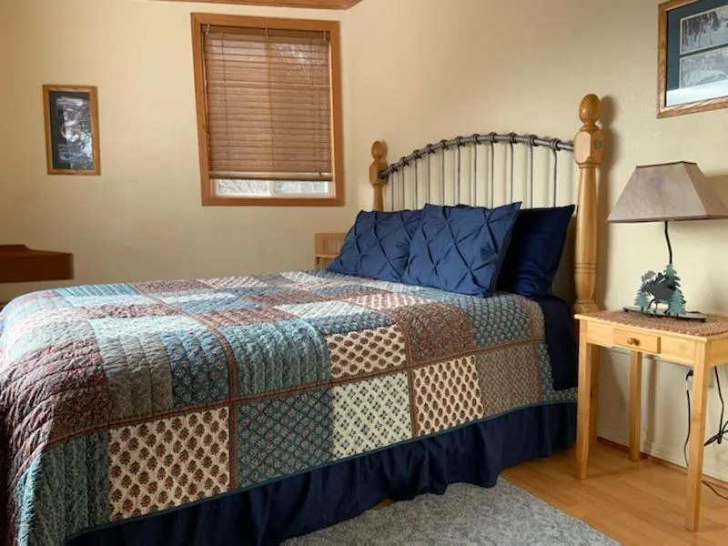 Bed in Alaska Adventure Cabins