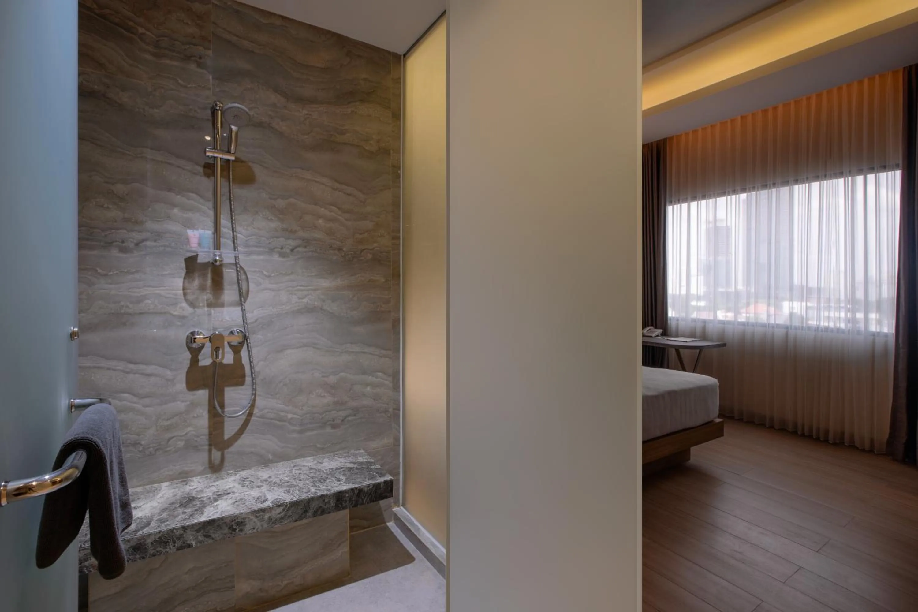 Shower in Grand Orchardz Hotel Kemayoran Jakarta