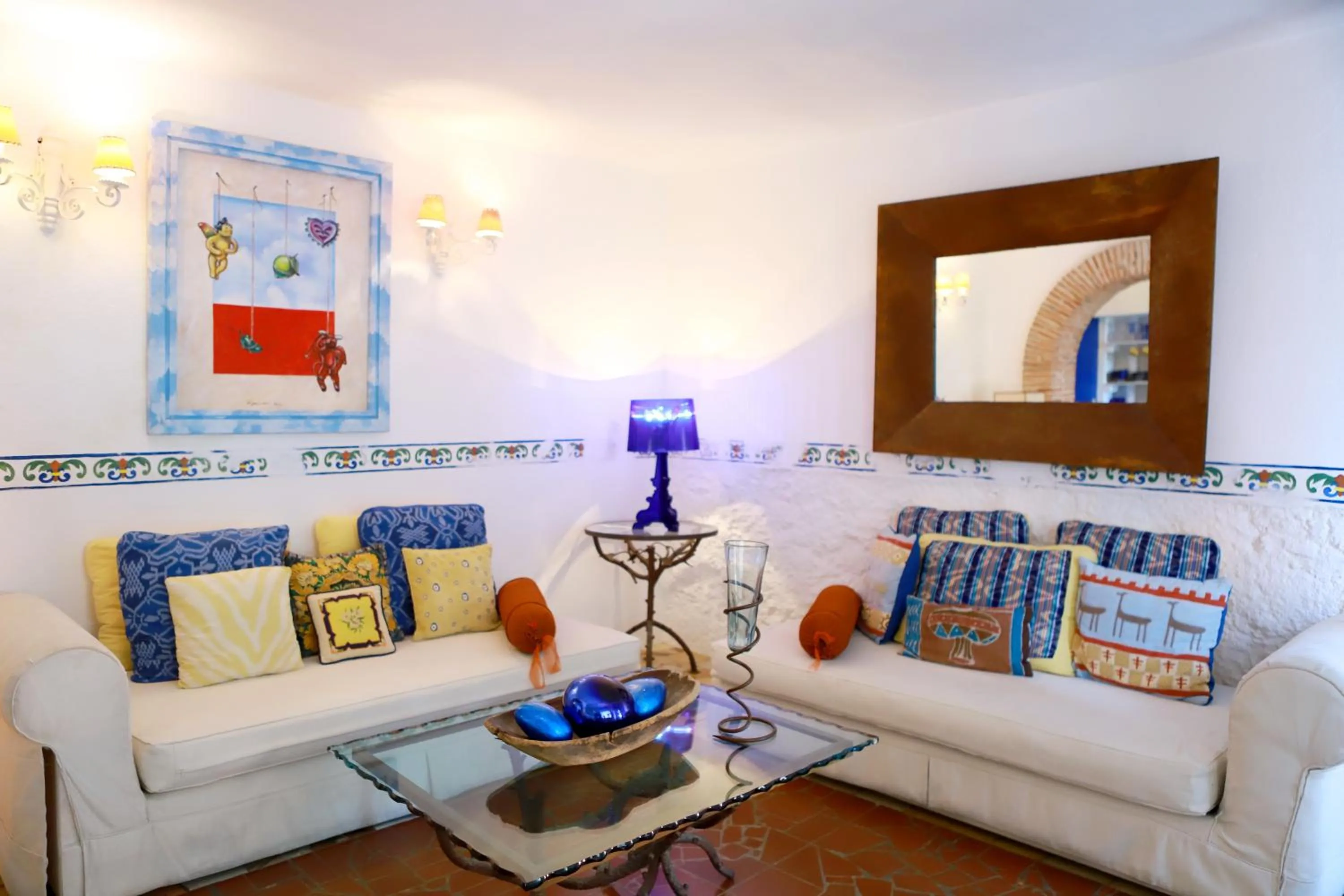 Living room in Suites Santo Domingo