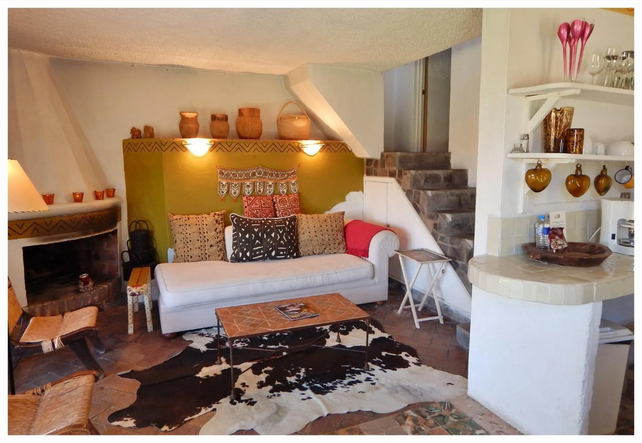 Living room in Suites Santo Domingo