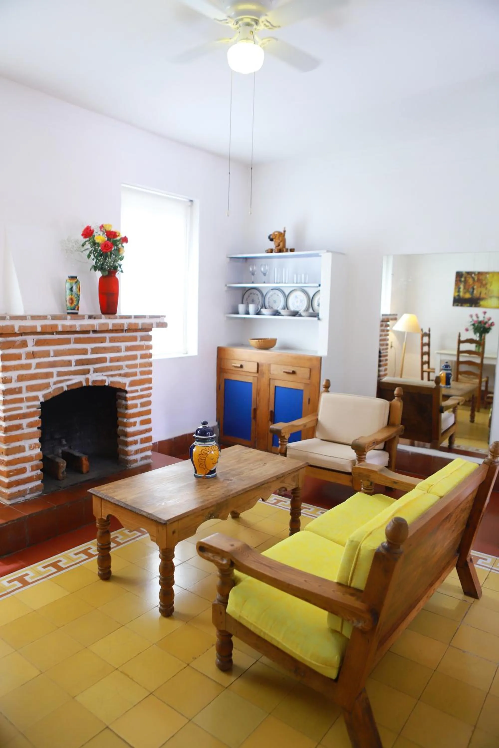 Living room in Suites Santo Domingo