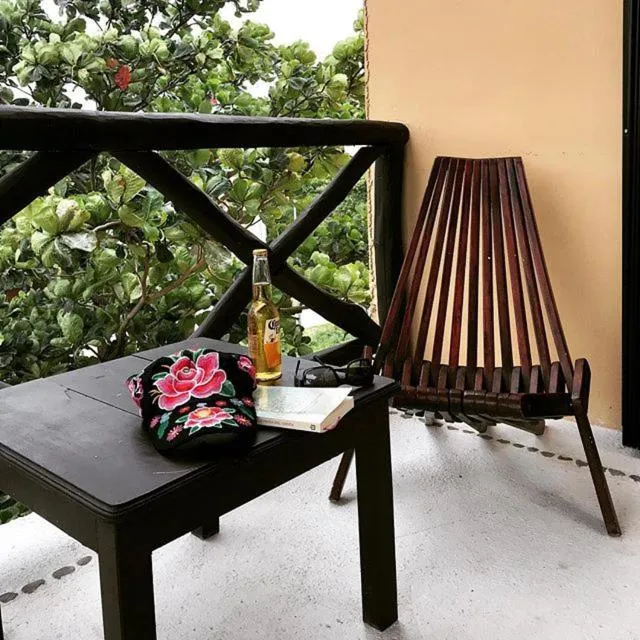 Balcony/Terrace in Hotel Luna De Plata Mahahual