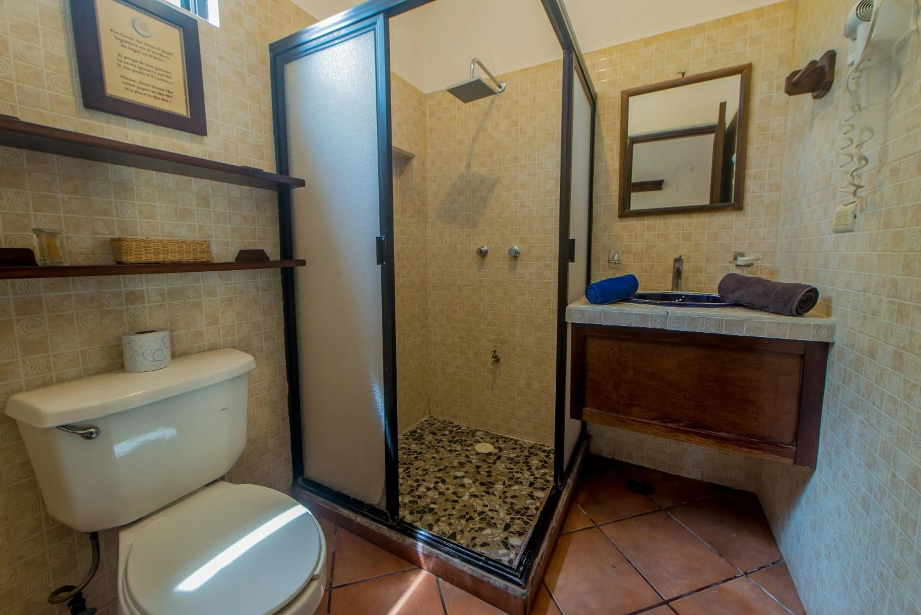 Shower in Hotel Luna De Plata Mahahual