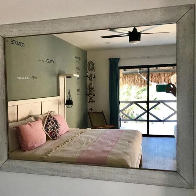 Bed in Hotel Luna De Plata Mahahual