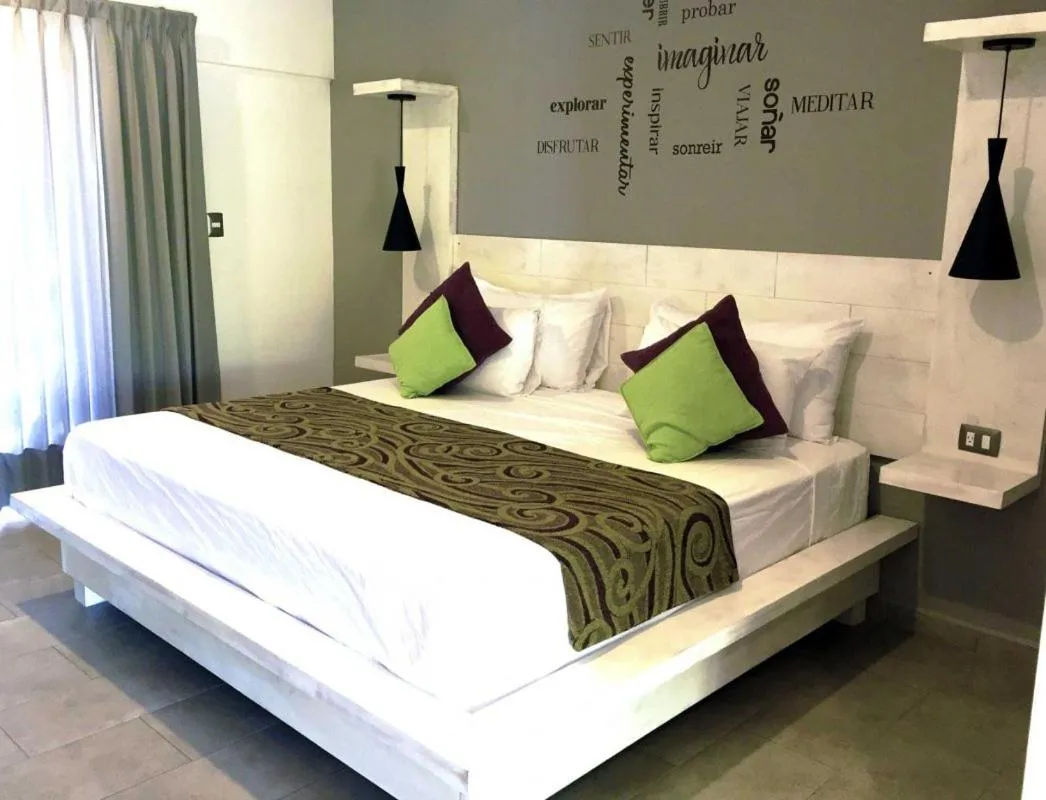 Bed in Hotel Luna De Plata Mahahual