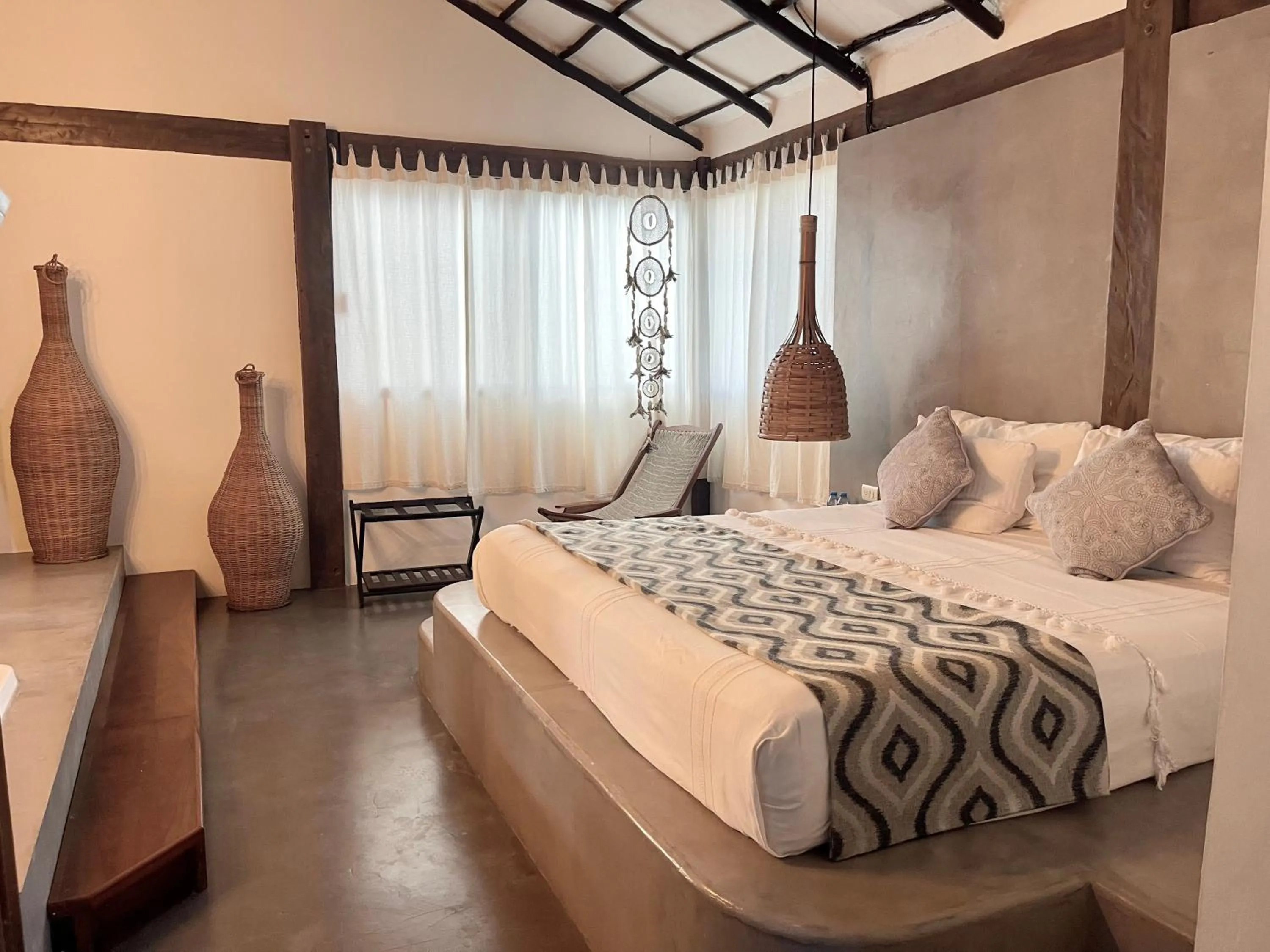 Bed in Hotel Luna De Plata Mahahual