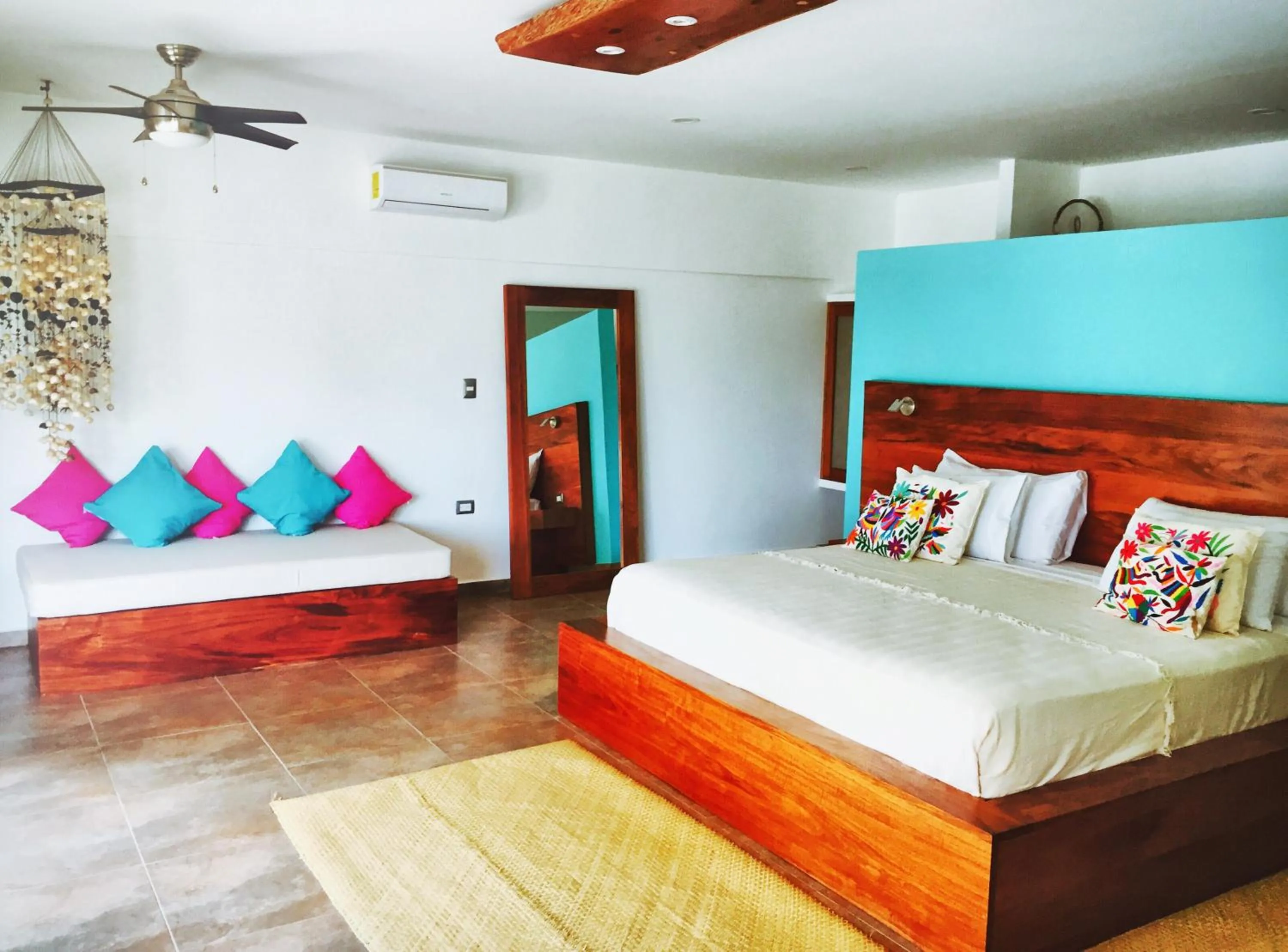 Bed in Hotel Luna De Plata Mahahual