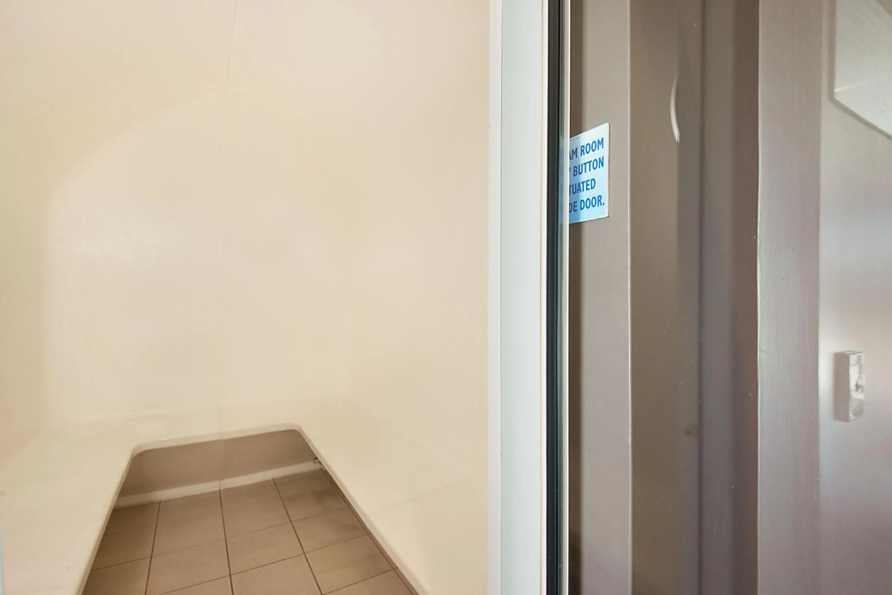 Steam room in The Grand Apartments