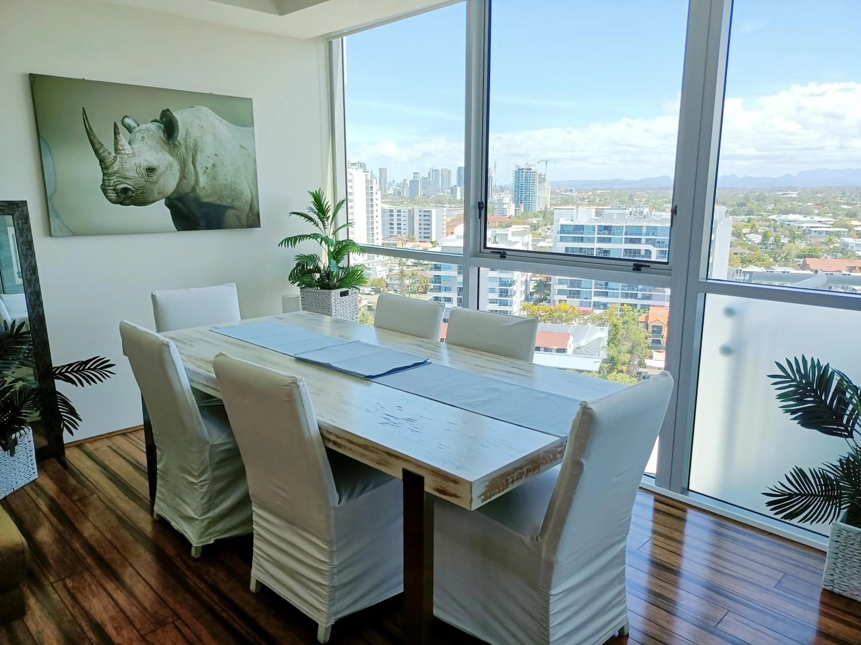Seating area in The Grand Apartments