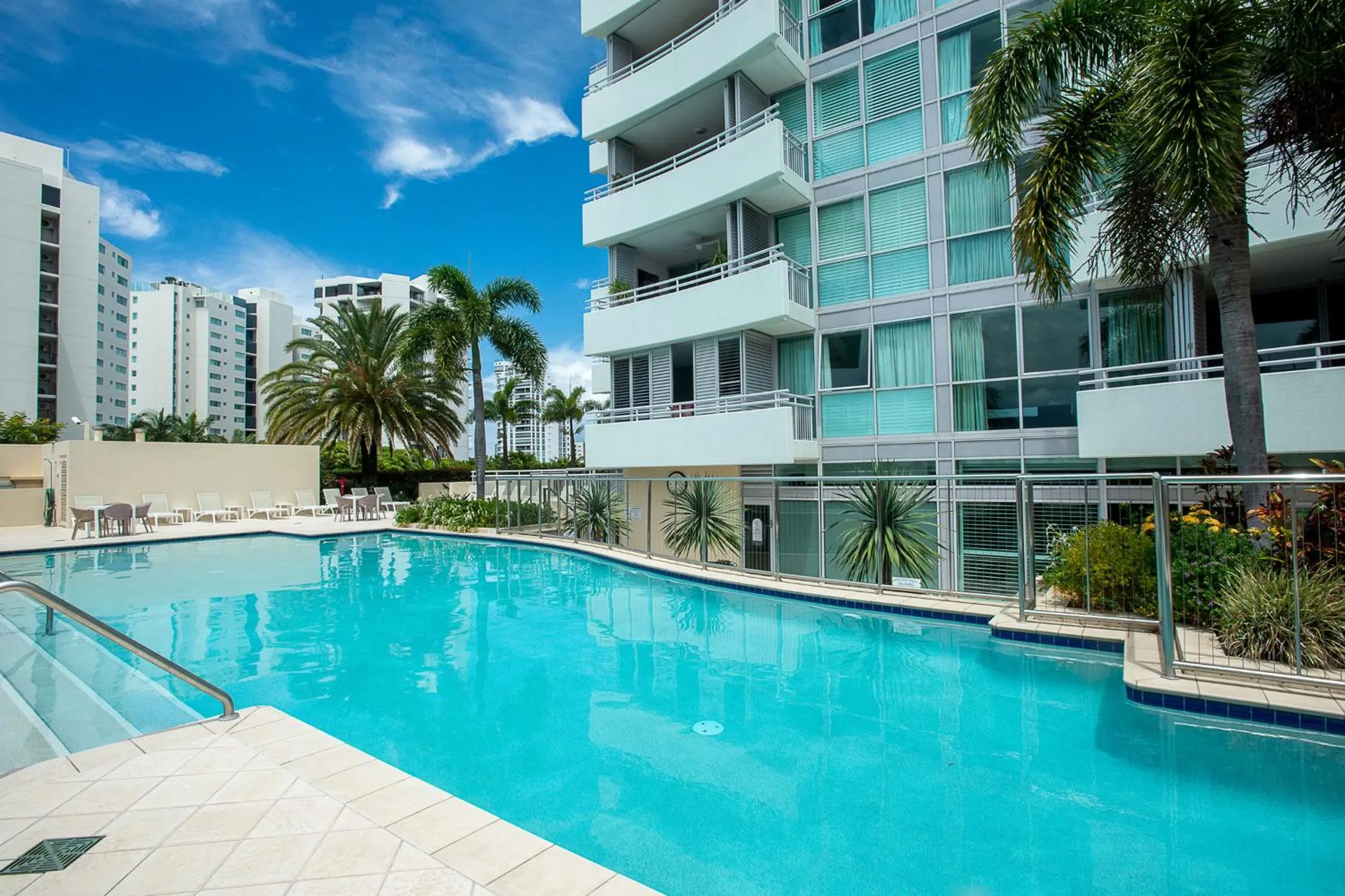 Seating area in The Grand Apartments
