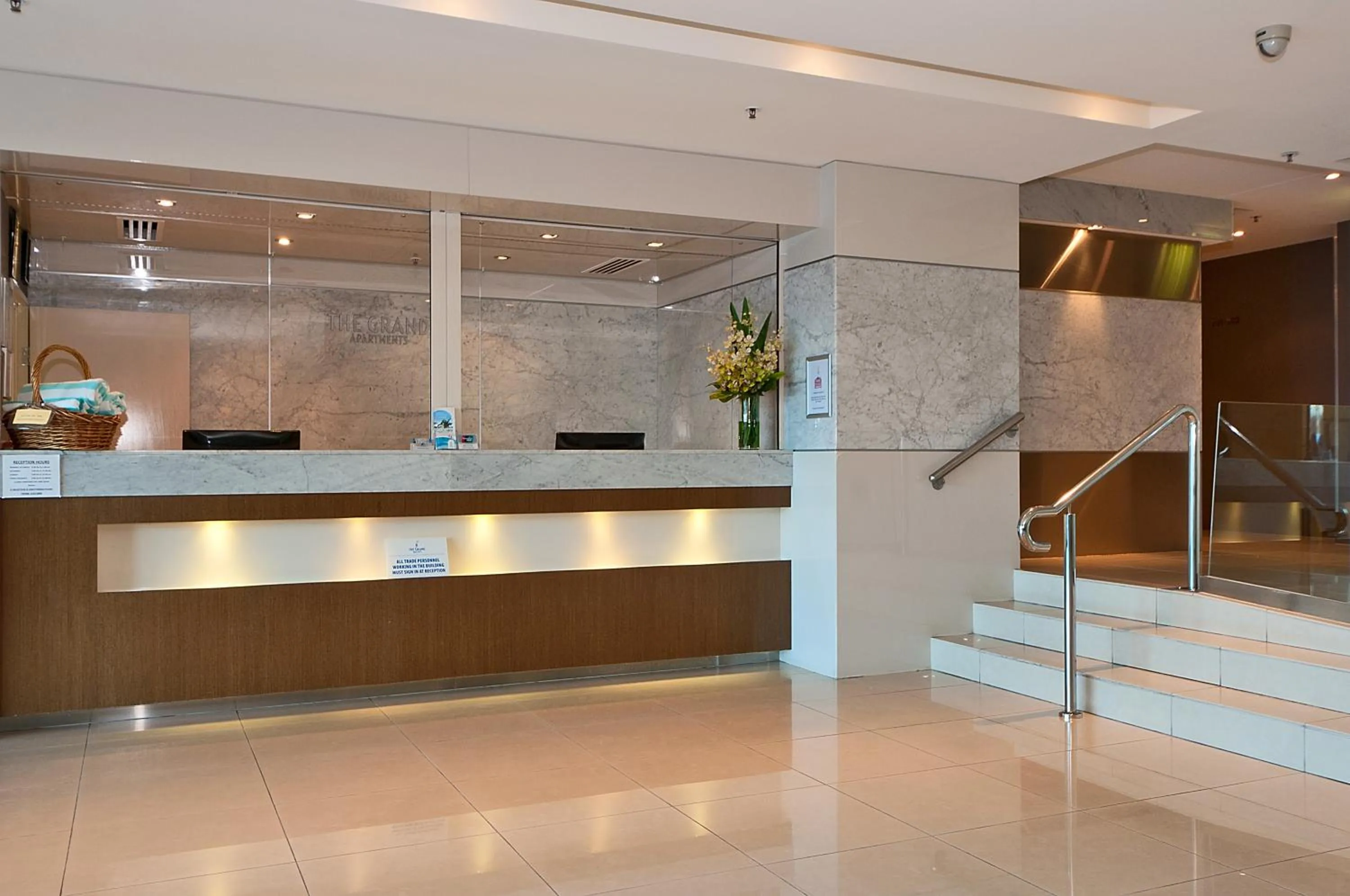 Facade/entrance in The Grand Apartments