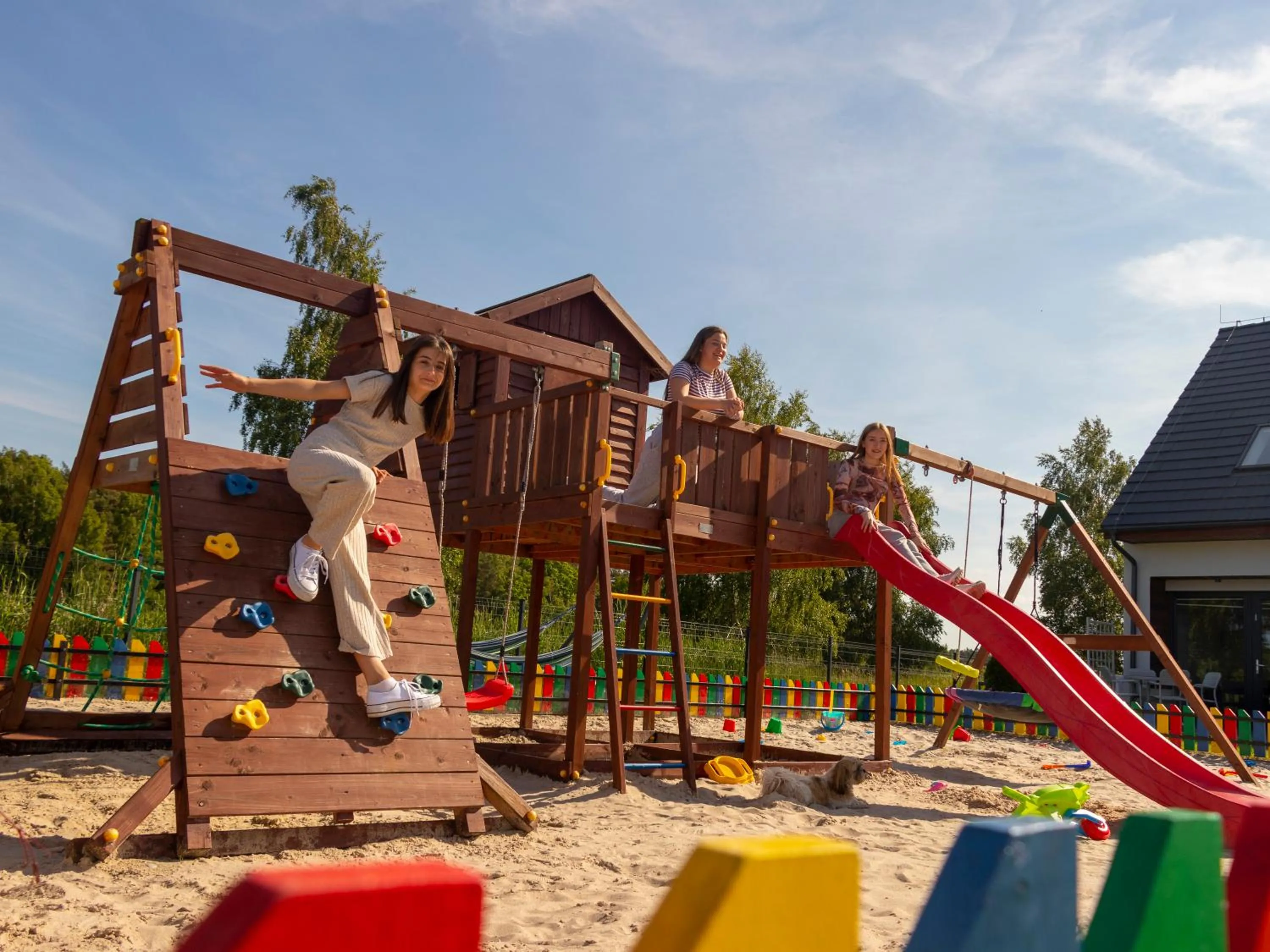 Children play ground in Zielony Zakątek