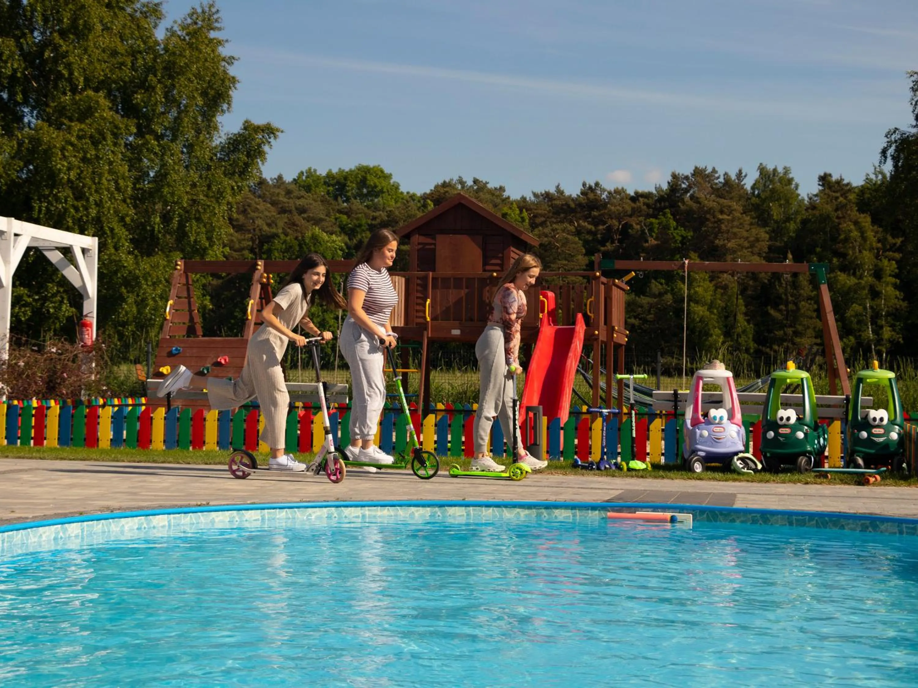 Children play ground in Zielony Zakątek