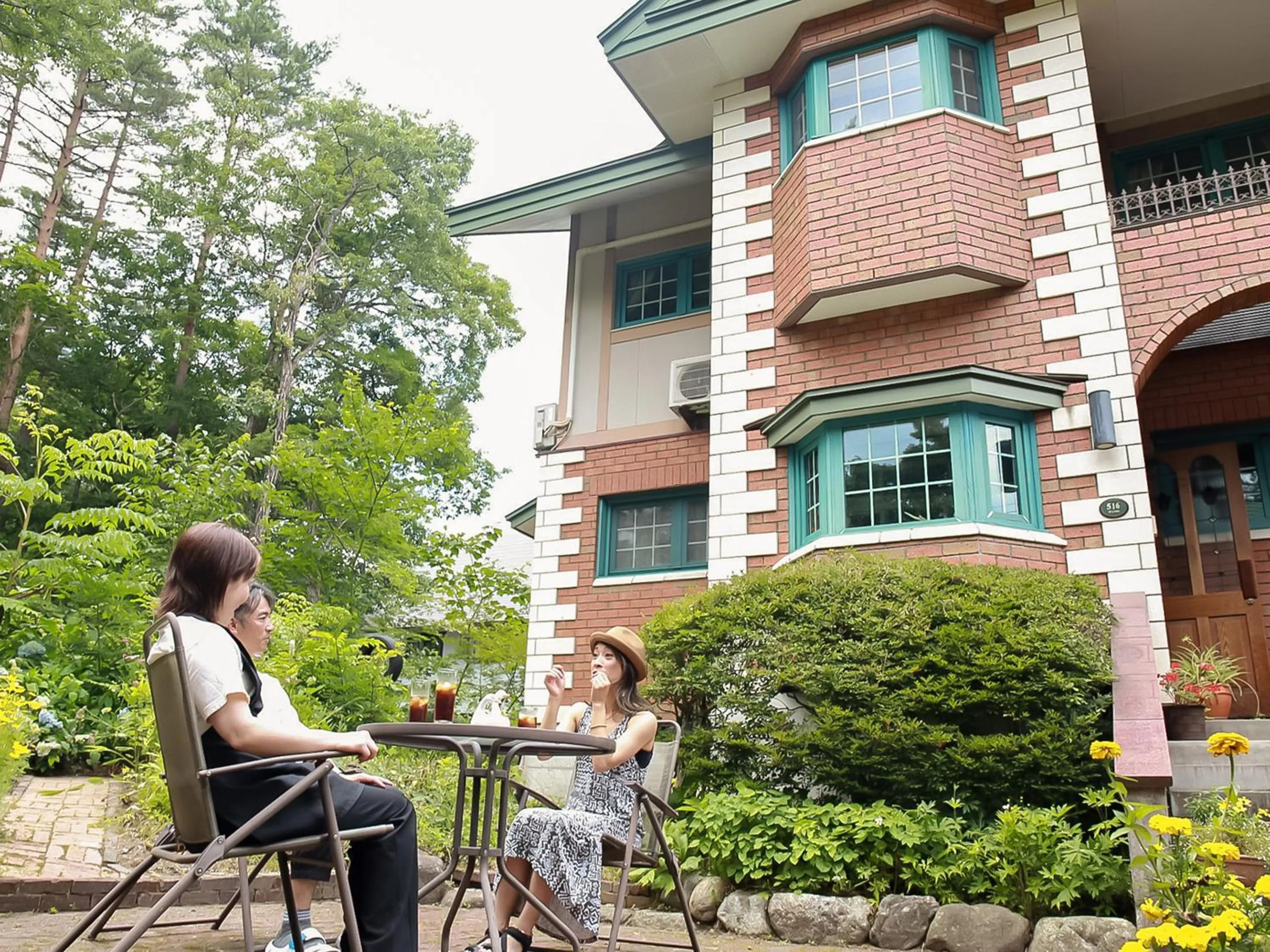 Garden in Landhaus Dancru Netz