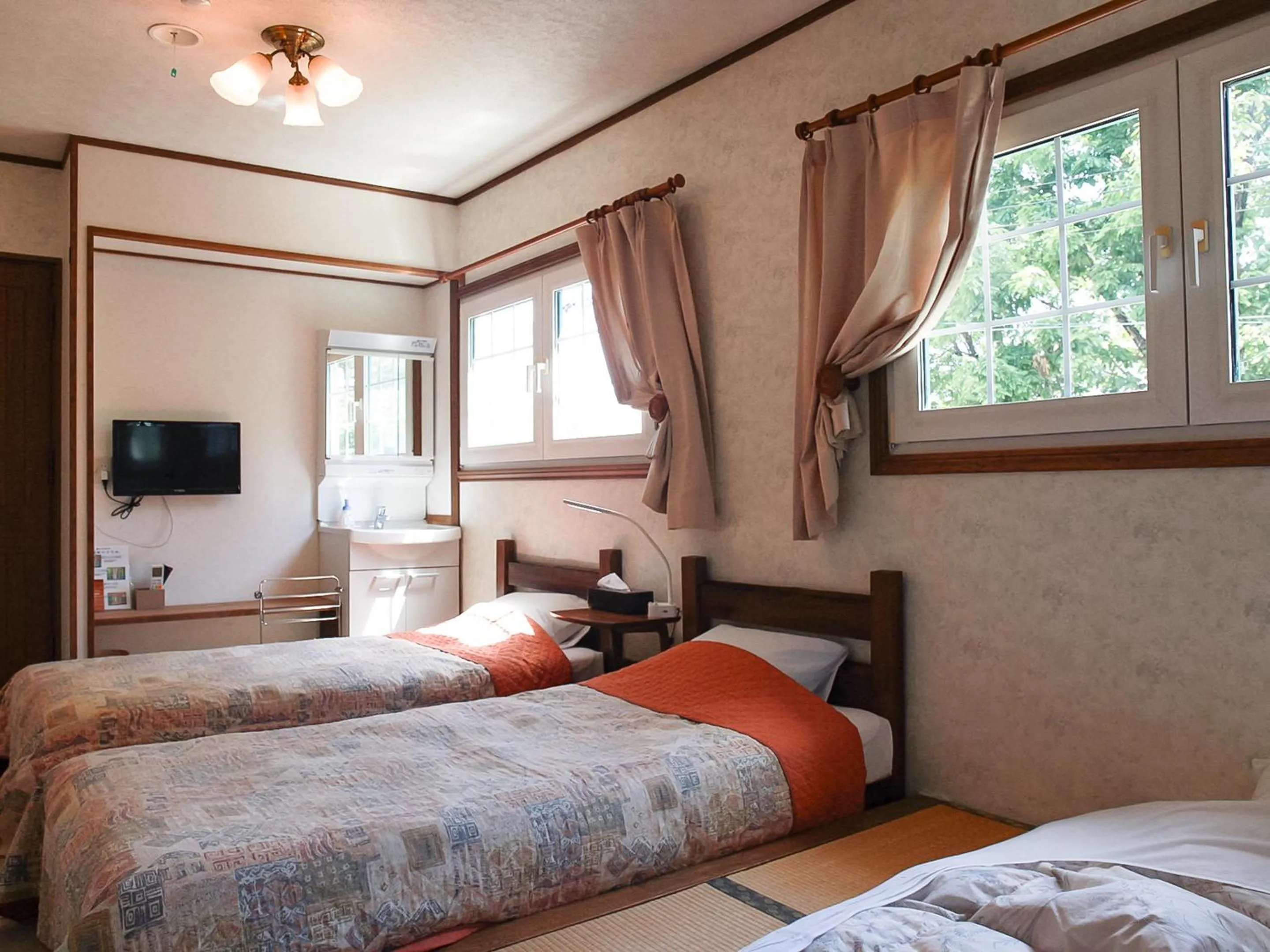 Photo of the whole room, Bed in Landhaus Dancru Netz