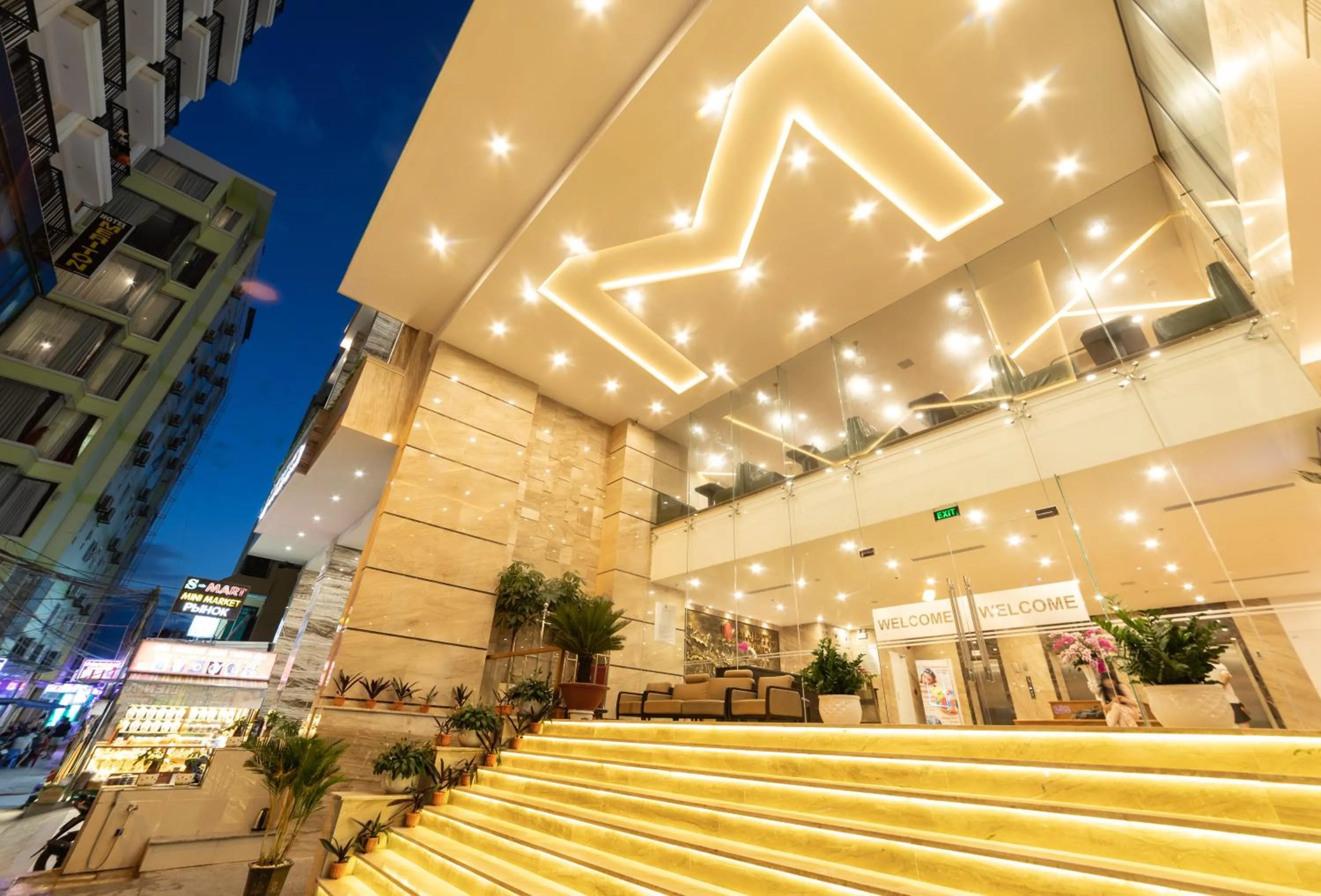 Property building in Majestic Premium Hotel