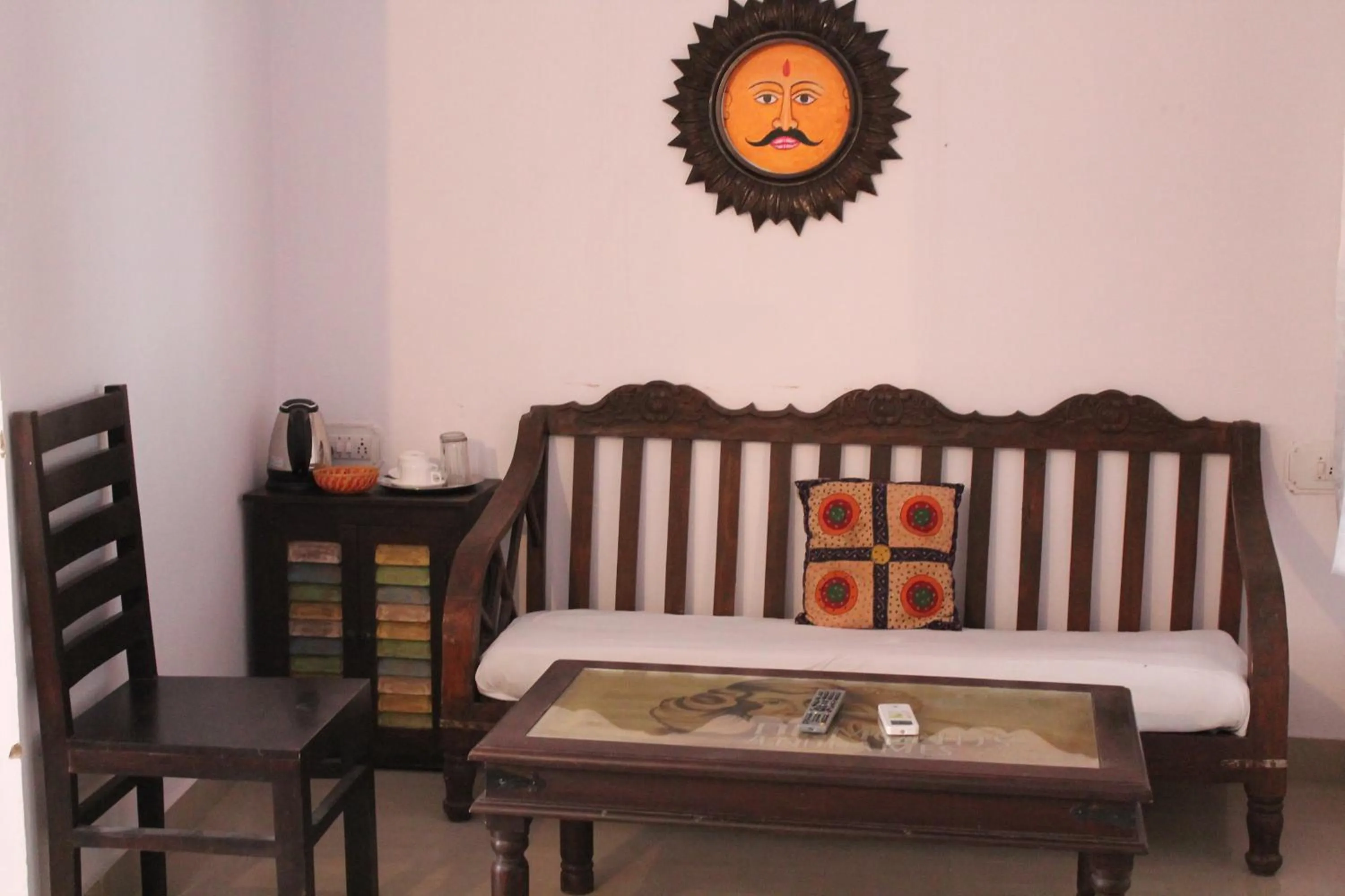 Decorative detail in Kesar Heritage Boutique Home Stay