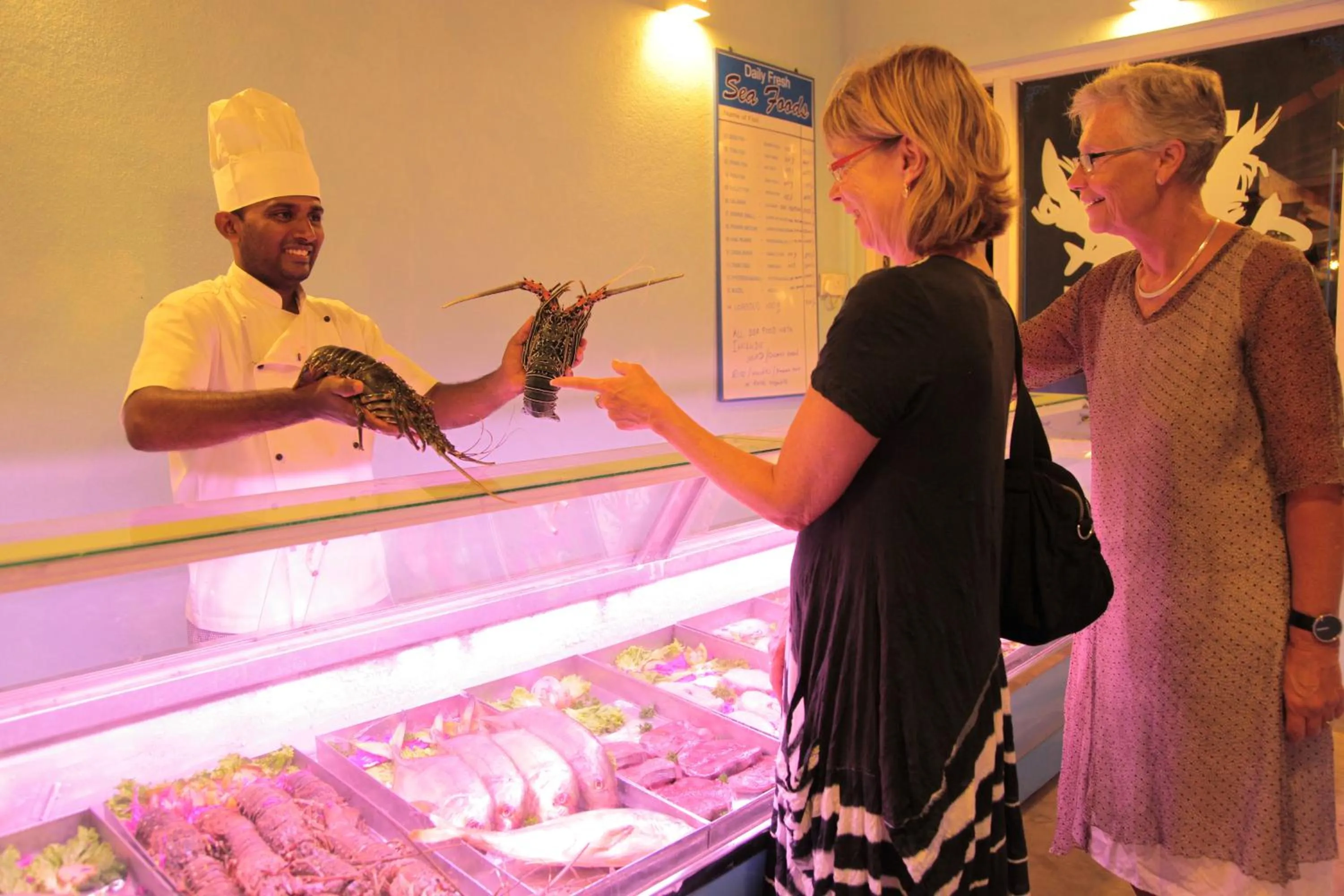 Staff in Wunderbar Beach Hotel