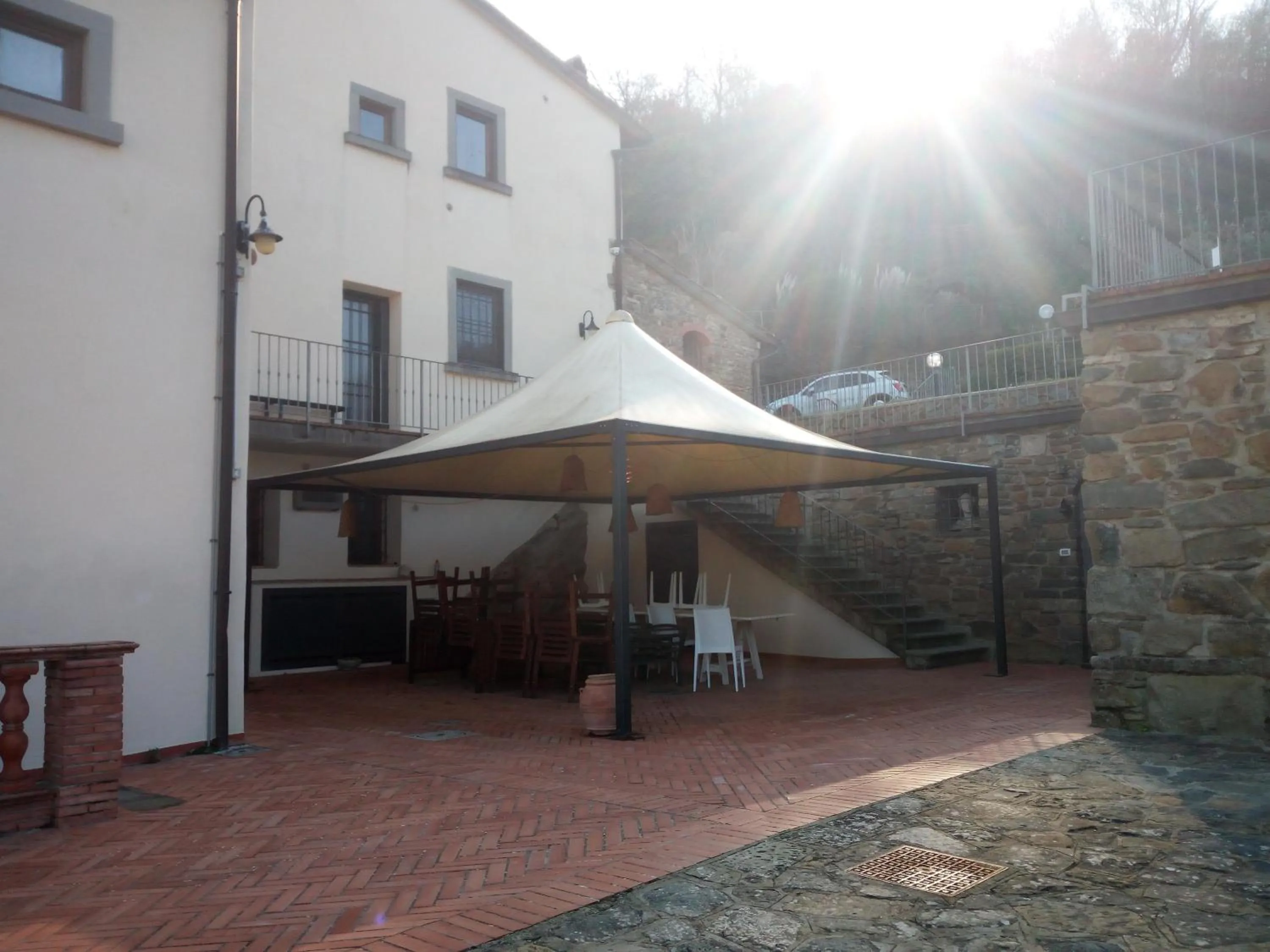 Garden view in Rocca Palazzaccio